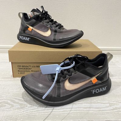Off-White × Nike Zoom Fly "Black"