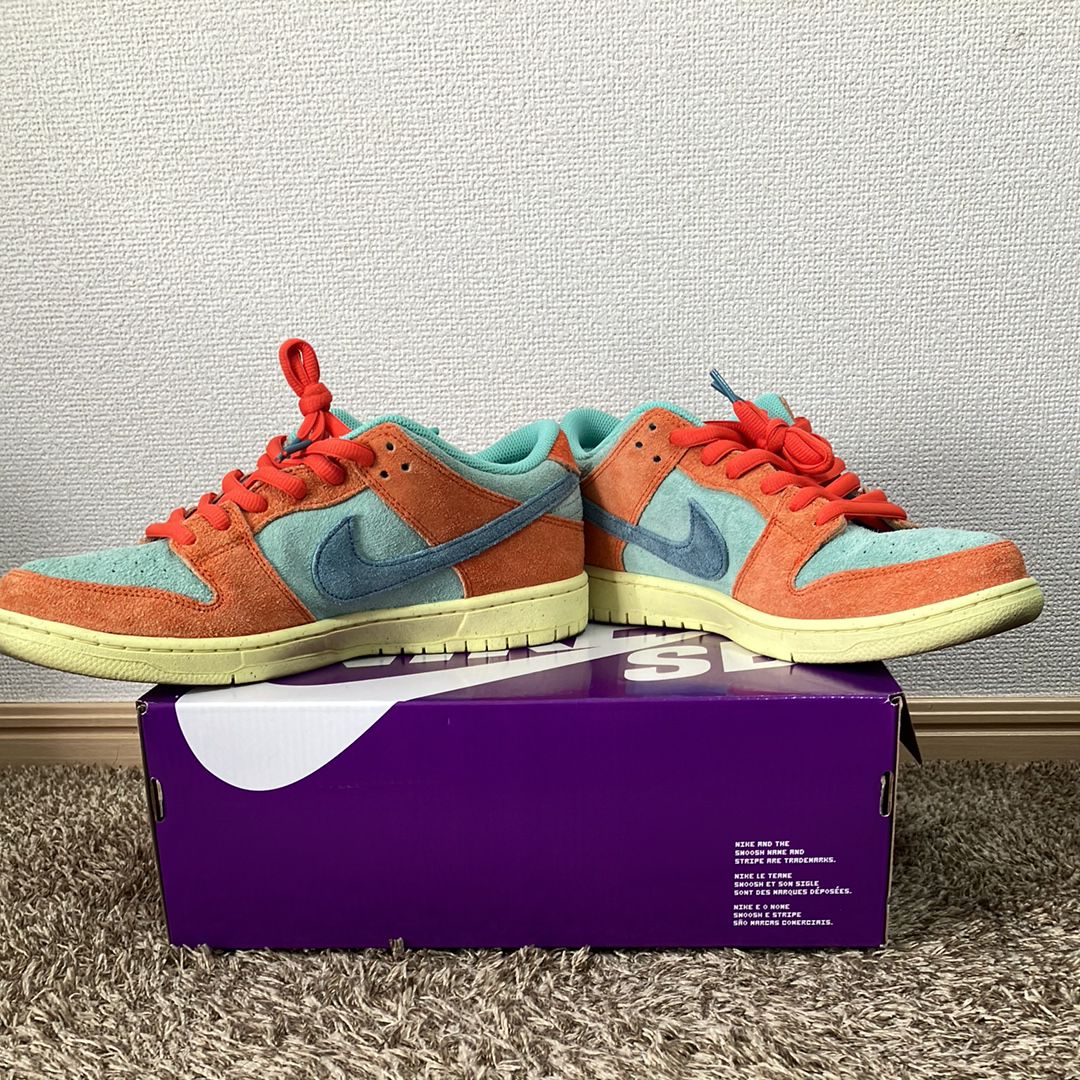 Nike SB Dunk Low Pro PRM "Orange and Emerald Rise"