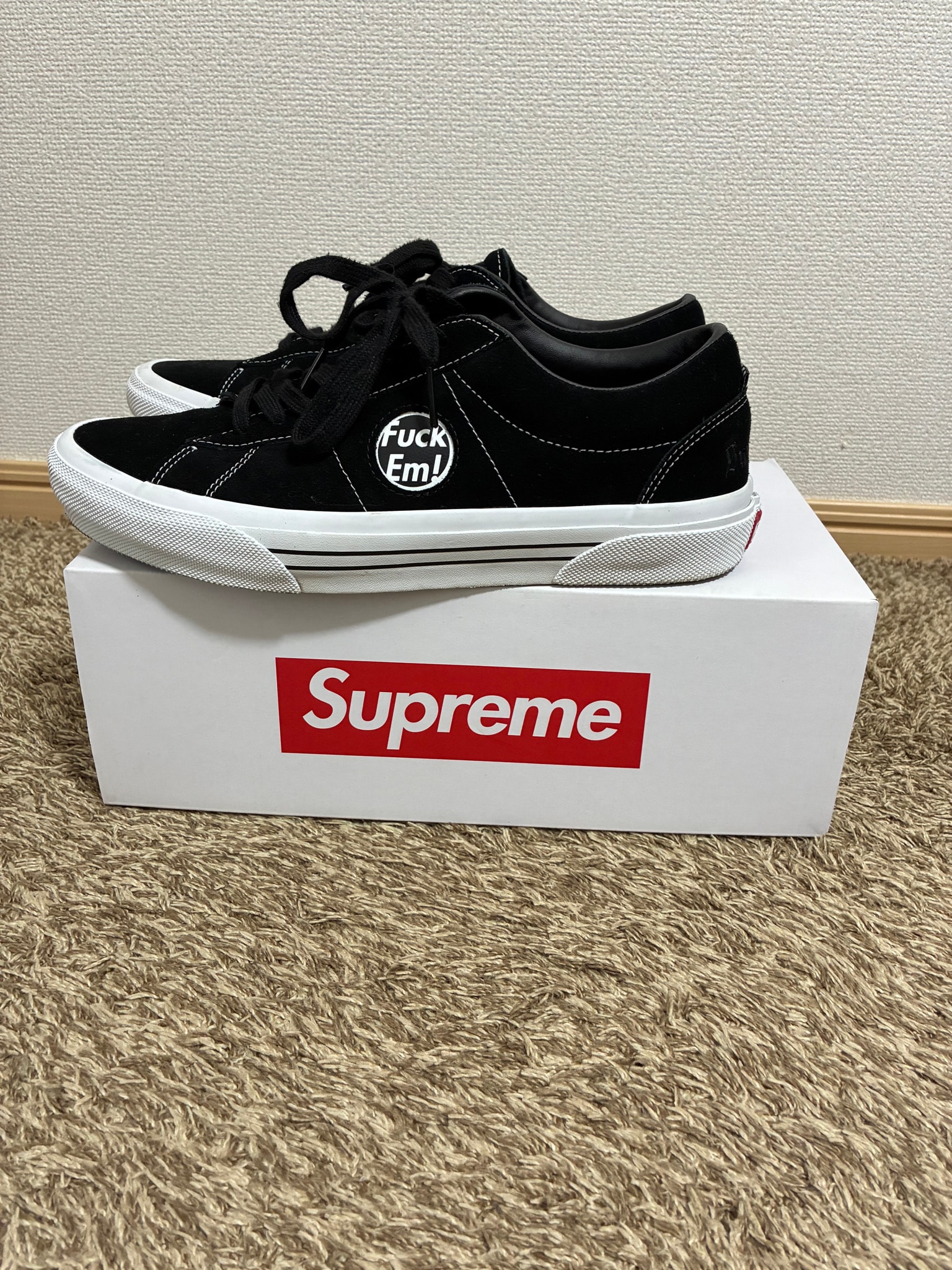 Supreme × Vans Sid "Black"