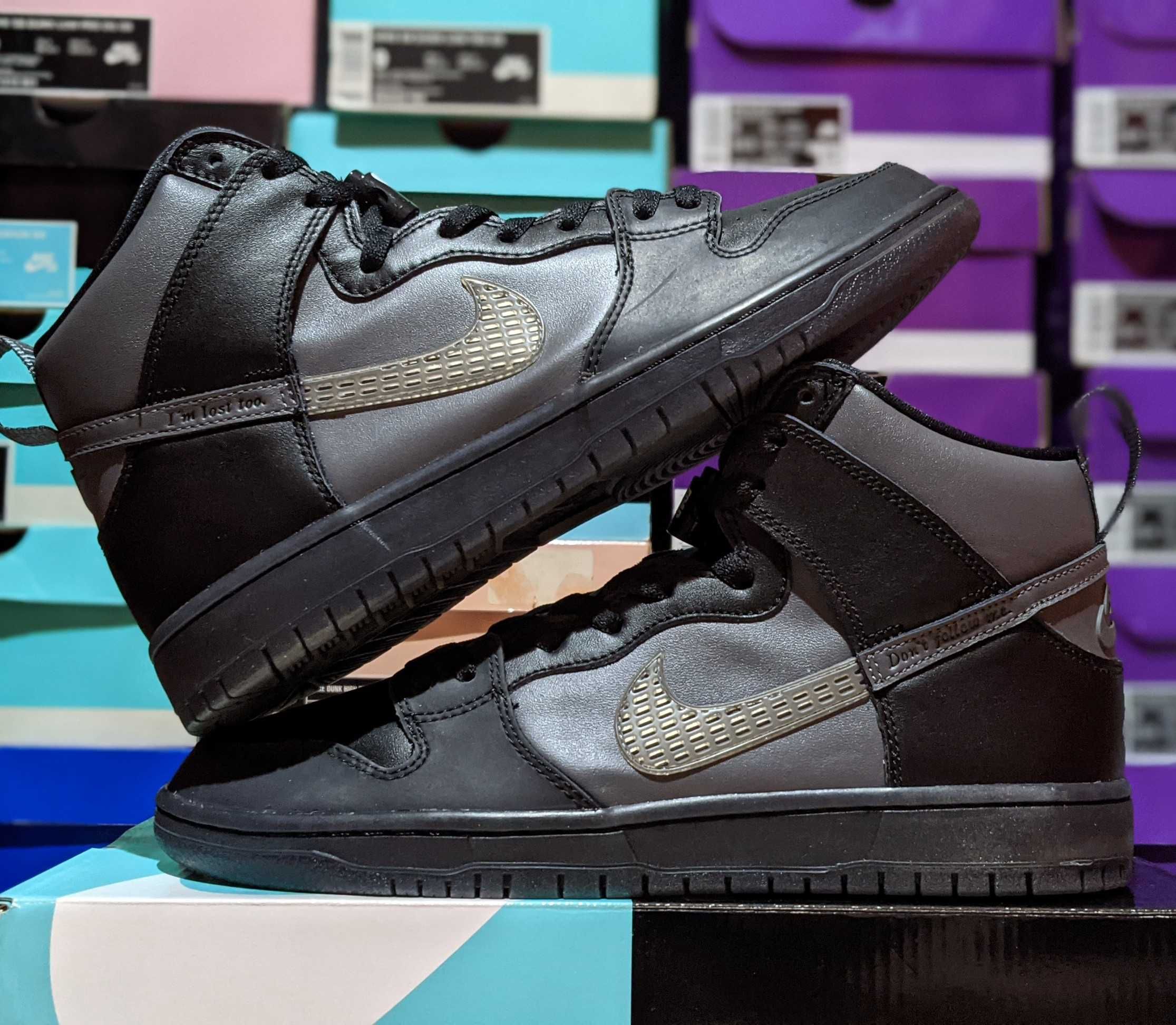 Nike SB Dunk High Pro PRM "Black"