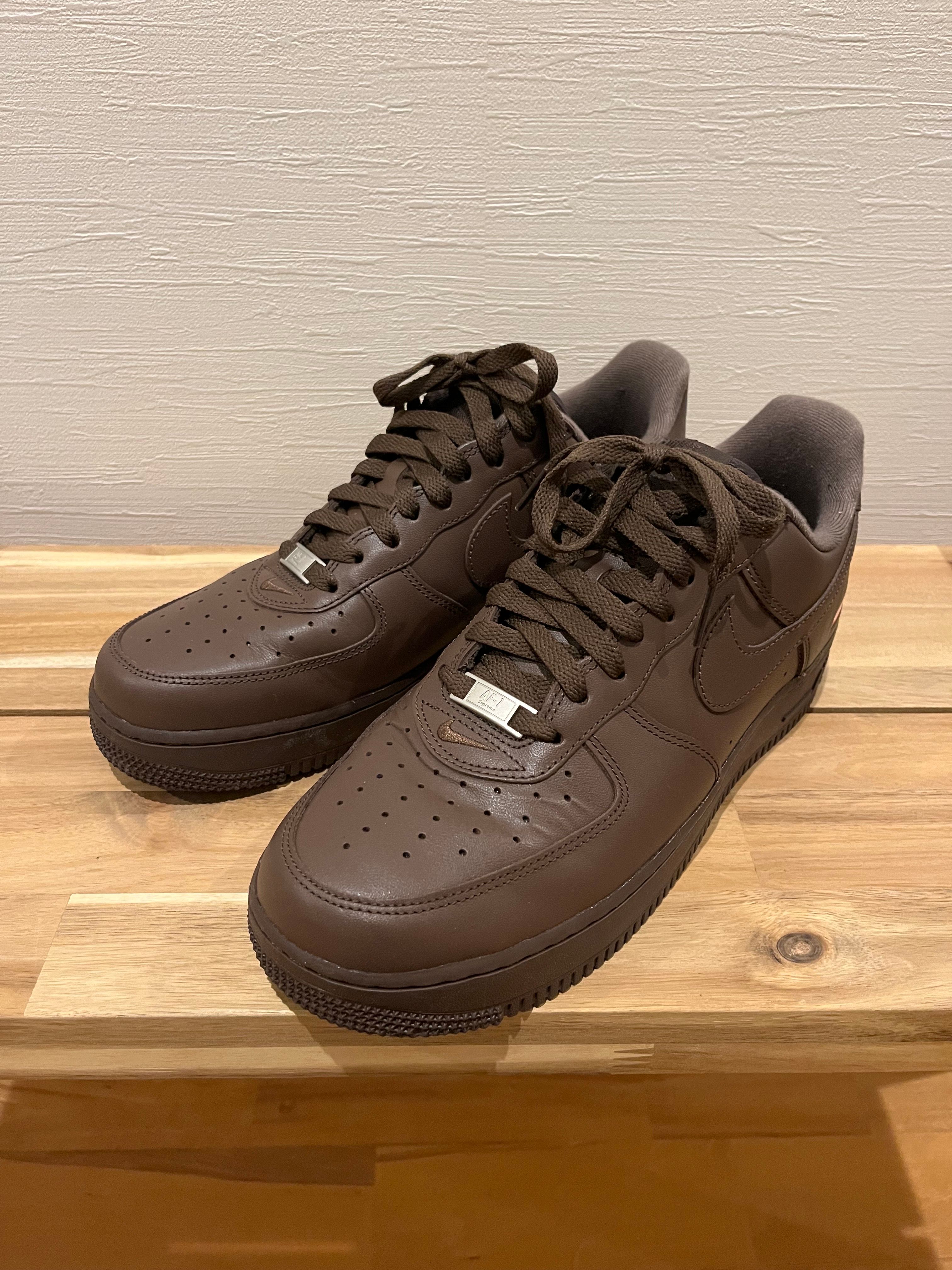 Supreme × Nike Air Force 1 Low "Baroque Brown"