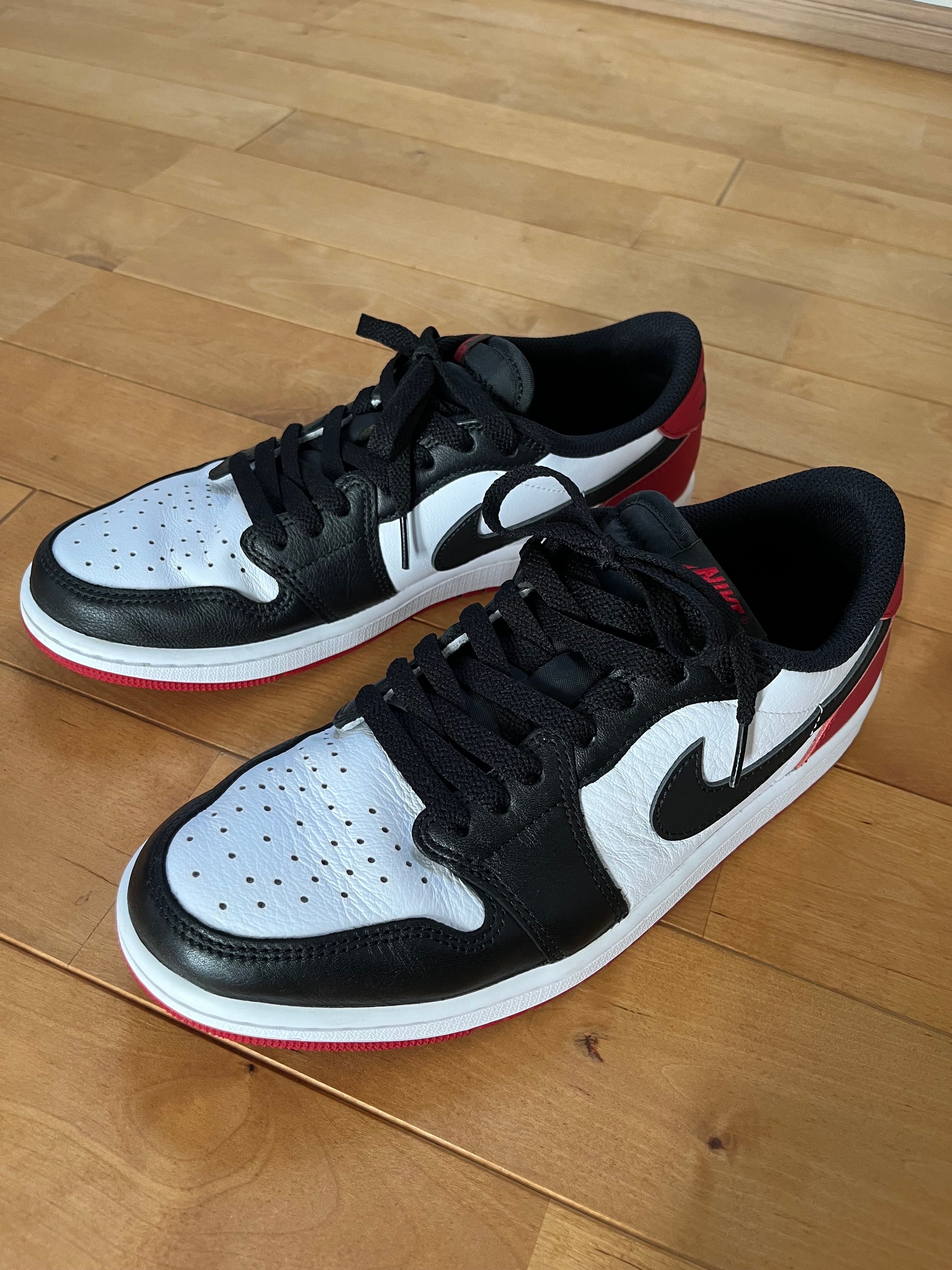Nike Air Jordan 1 Retro Low OG "Black Toe"