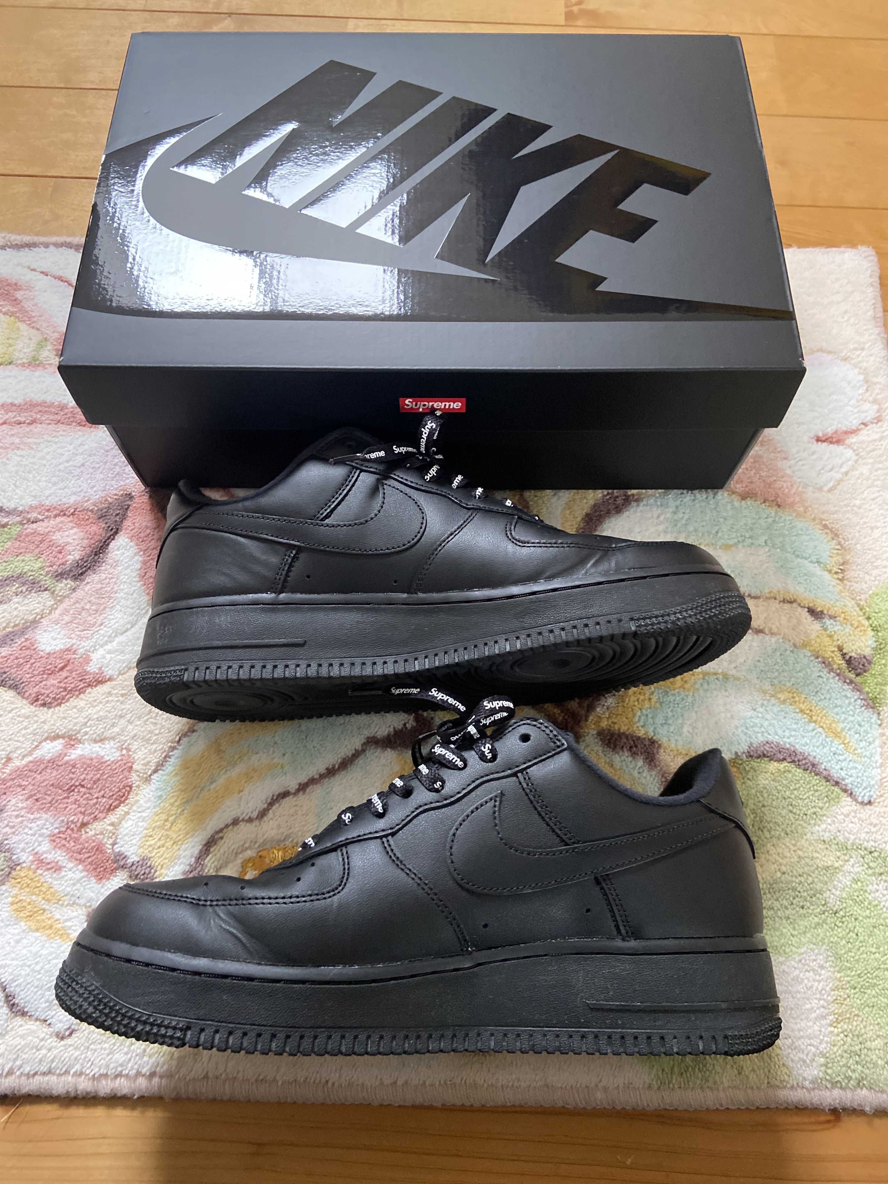 Supreme × Nike Air Force 1 Low "Black"