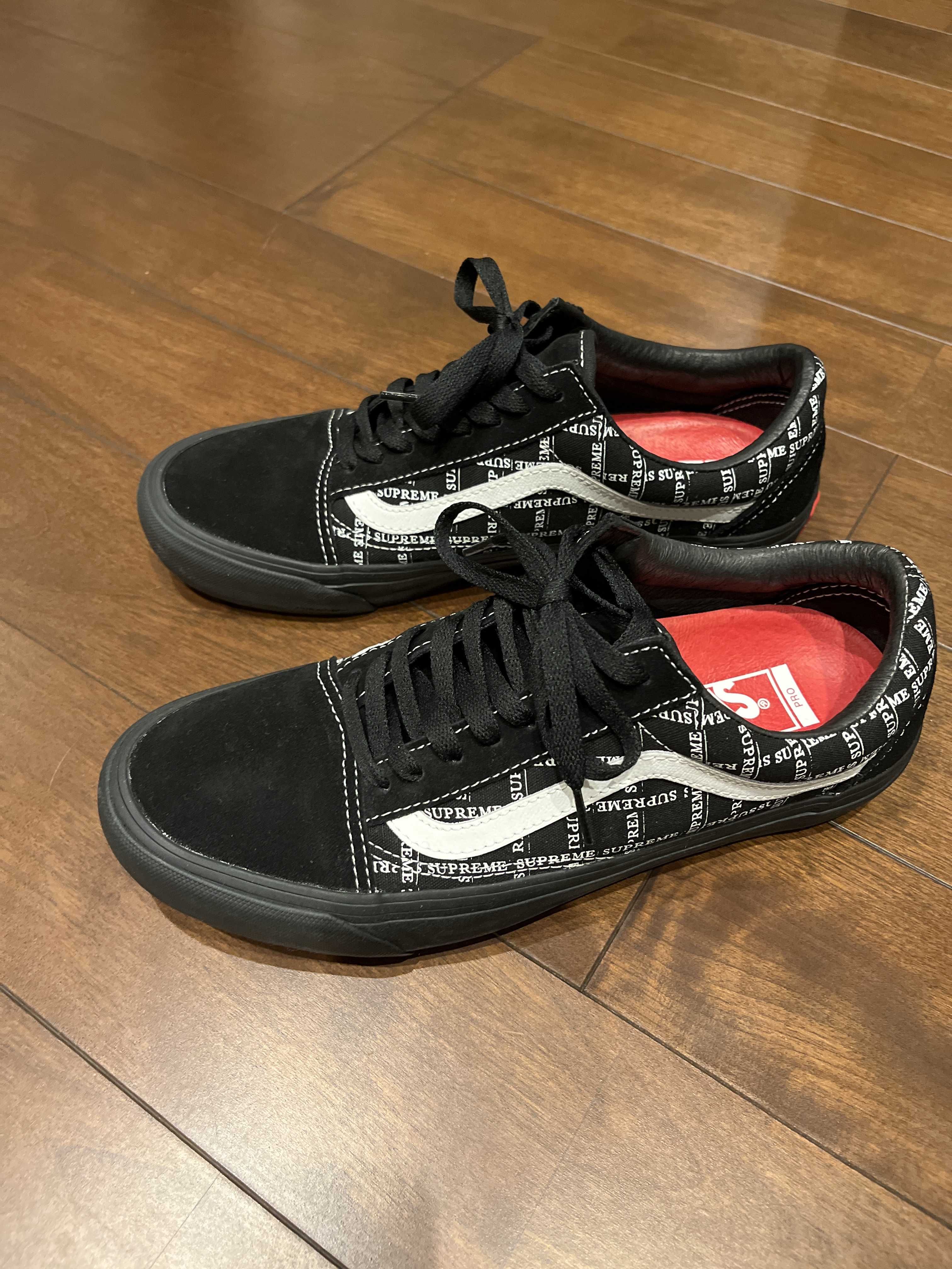 Supreme × Vans Old Skool "Black"