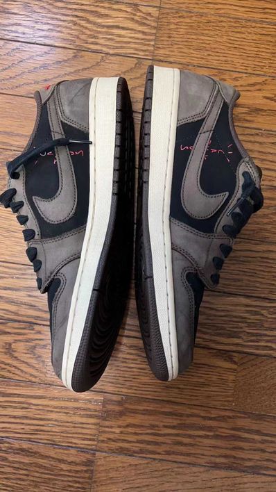 Travis Scott × Nike Air Jordan 1 Low OG SP-T "Black/Dark Mocha"