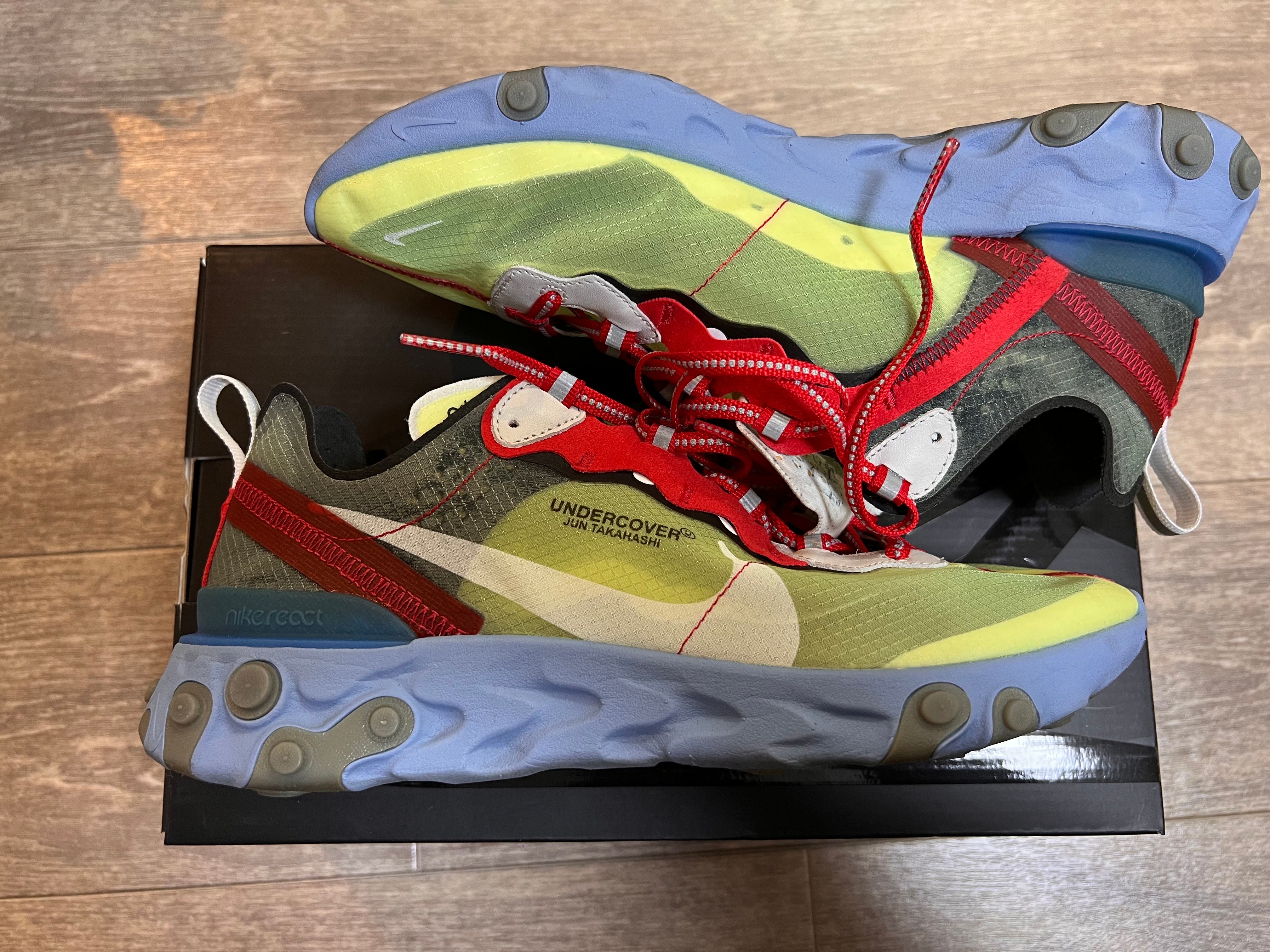 UNDERCOVER × Nike React Element 87 "Yellow/Red"