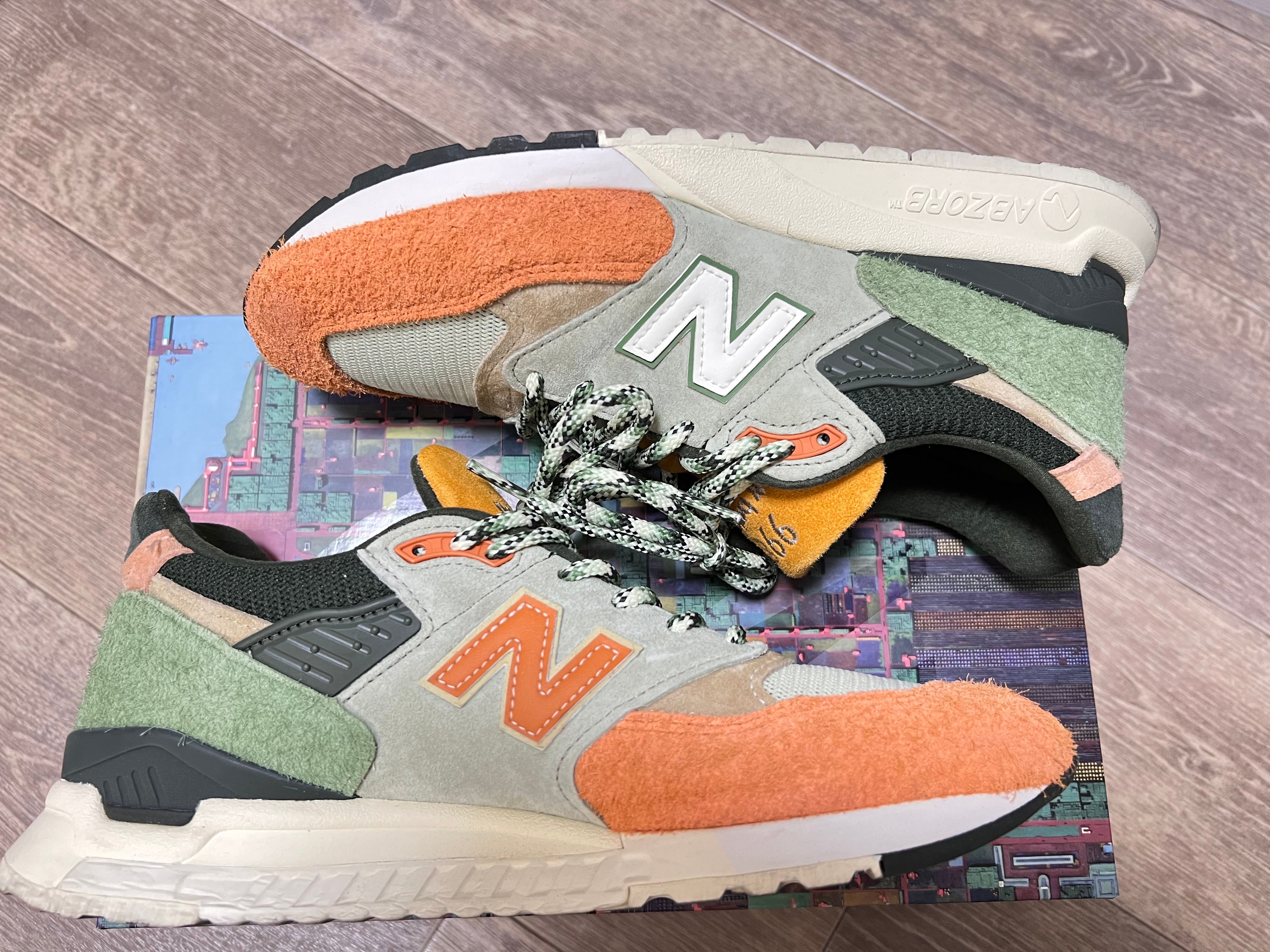 KITH Ronnie Fieg and the Frank Lloyd Wright Foundation × New Balance 998 "Aloe Wash/Apricot Buff"