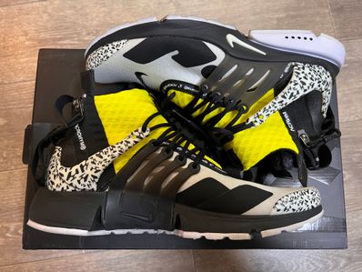 ACRONYM × Nike Air Presto Mid "White/Black/Dynamic Yellow"