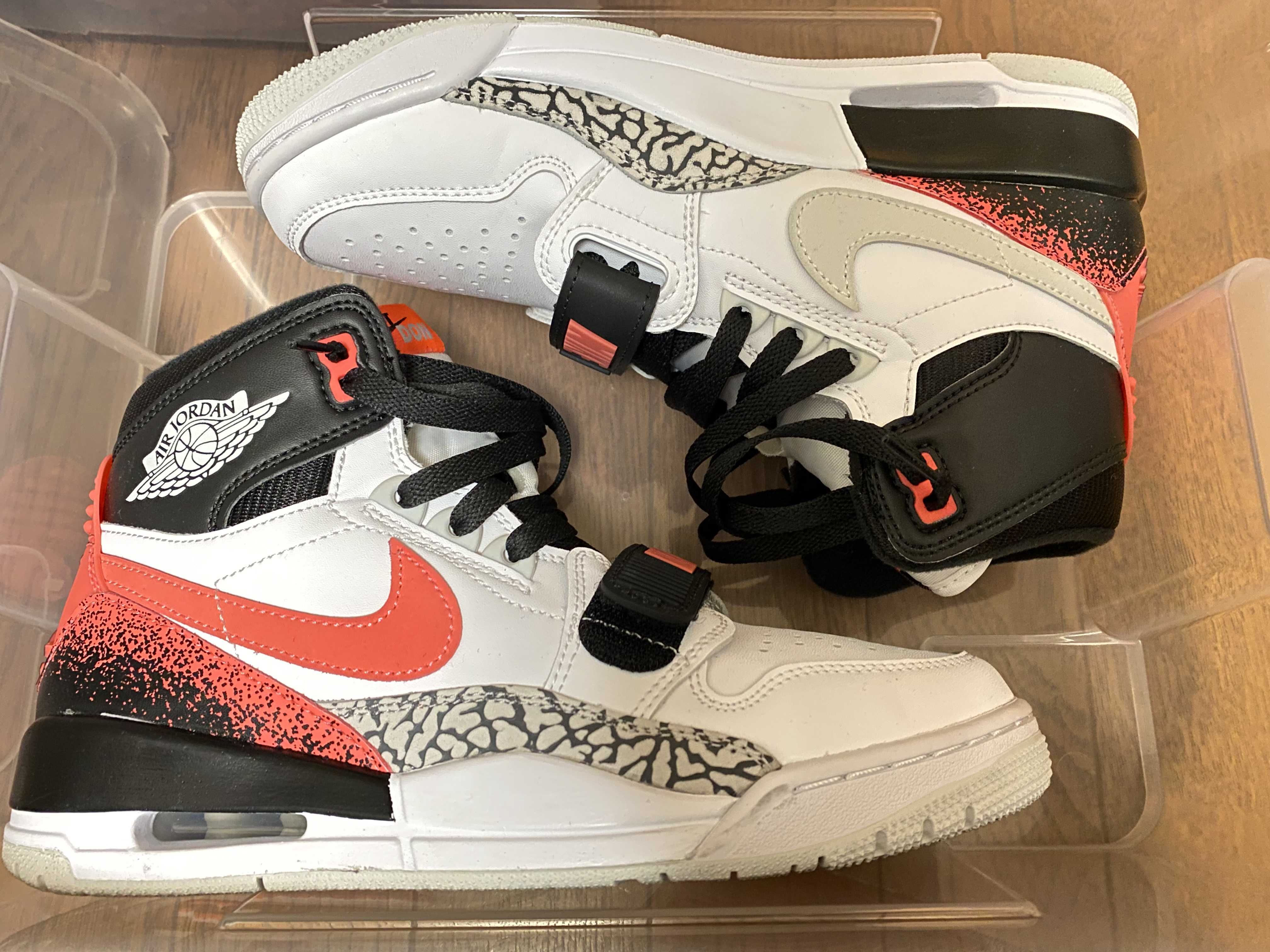 DON C × NIKE JORDAN LEGACY 312 HOT LAVA-BLACK-ZEN "GREY"