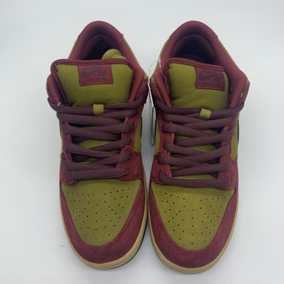 Nike SB Dunk Low Pro "Dark Team Red and Olive Flak"