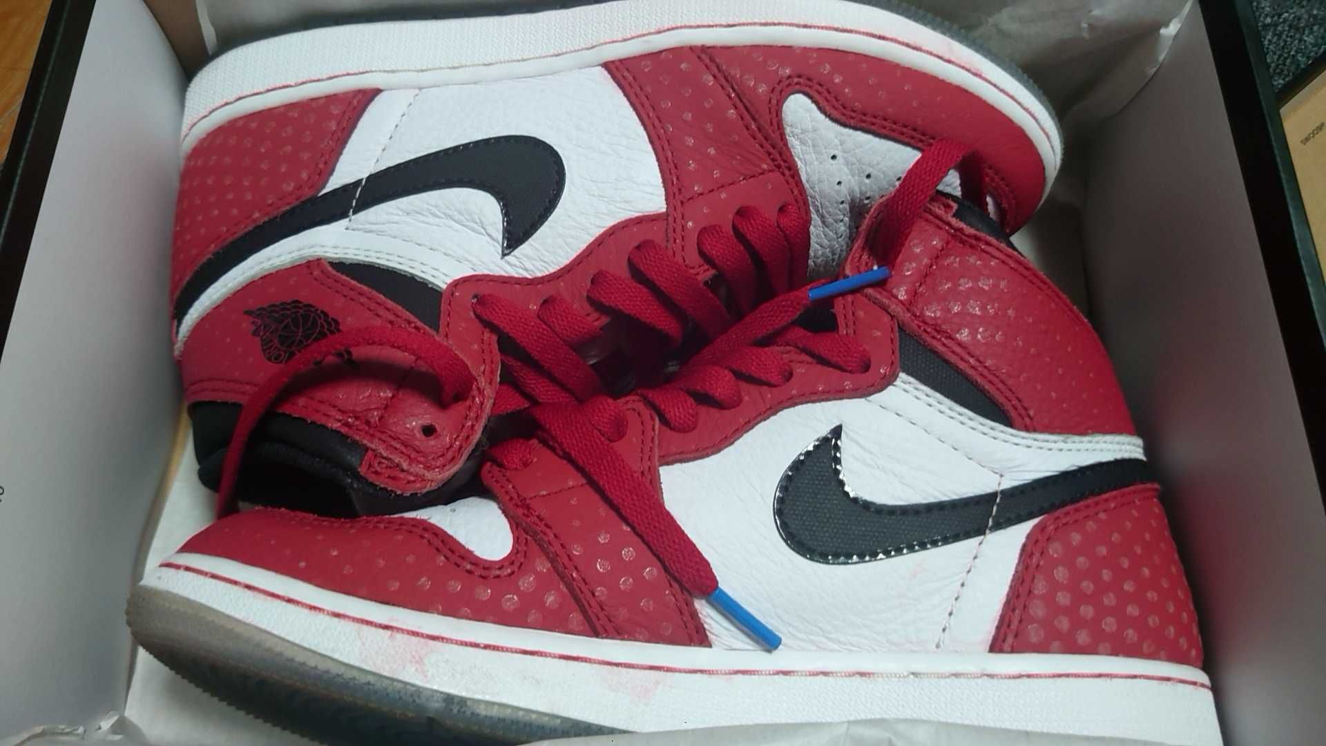 Nike GS Air Jordan 1 Retro High "Spider-Man Origin Story"