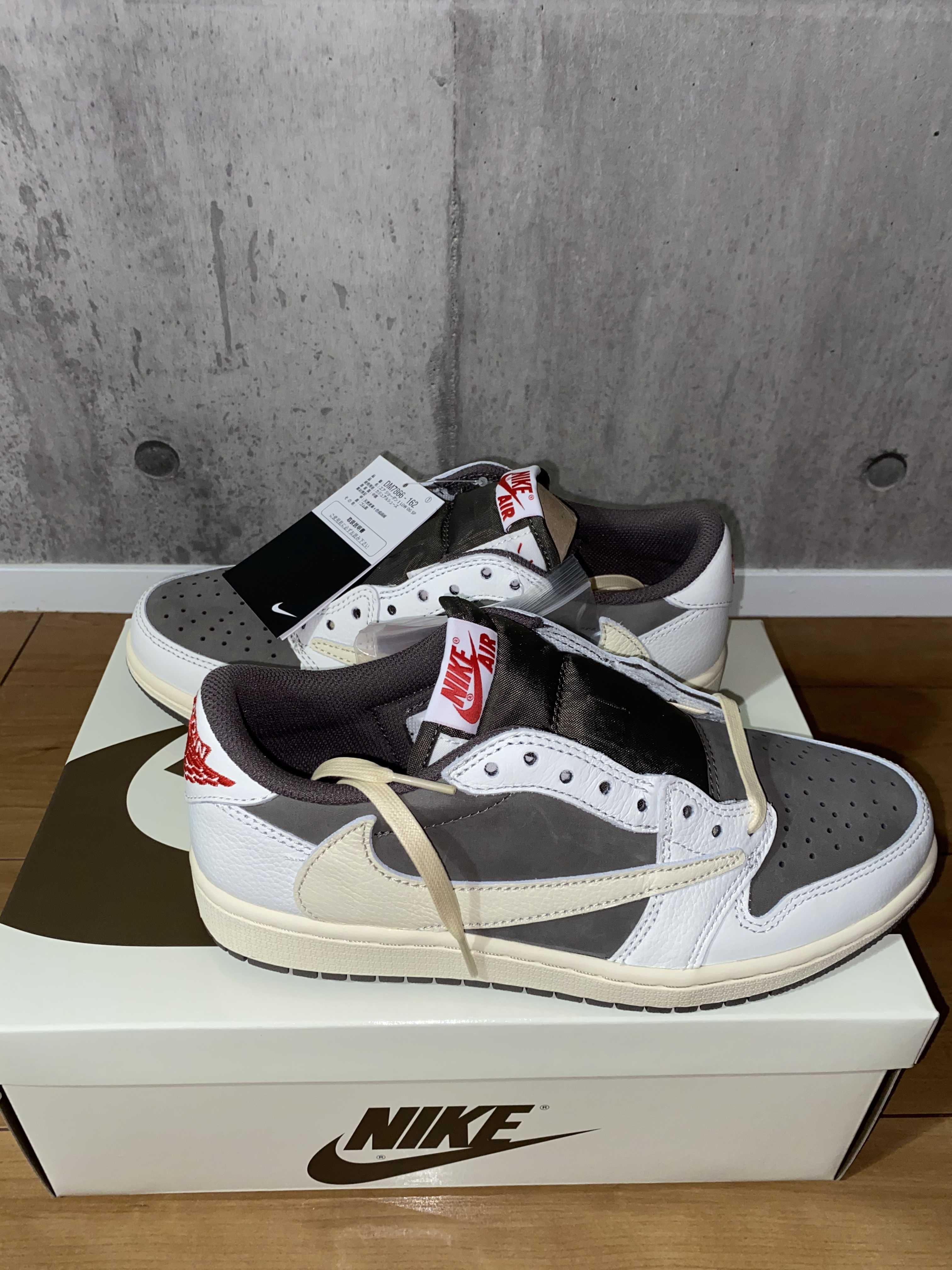 Travis Scott × Nike Air Jordan 1 Low OG SP "Reverse Mocha/Sail and Ridgerock"