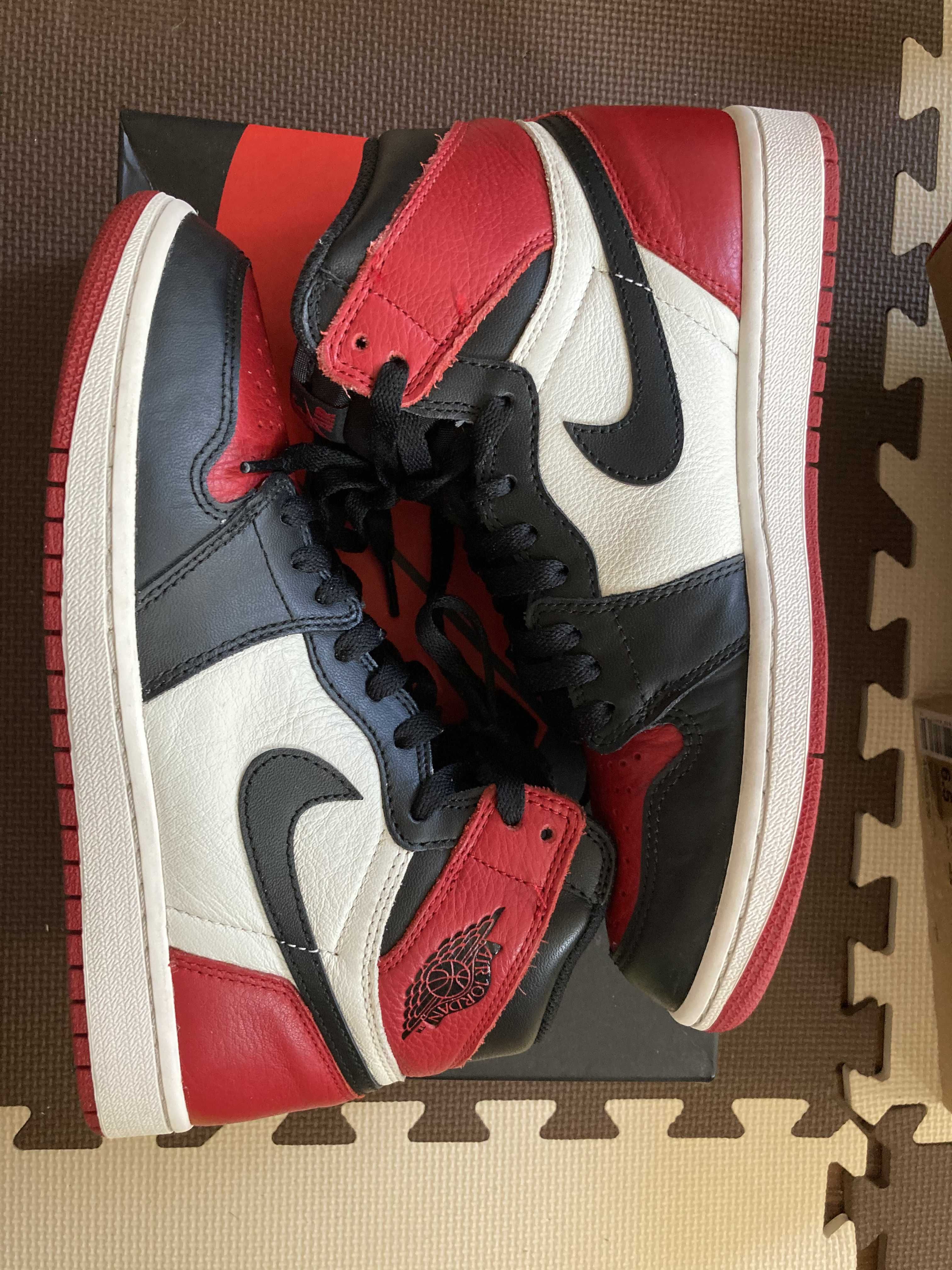 Nike Air Jordan 1 Retro High OG "Bred Toe"