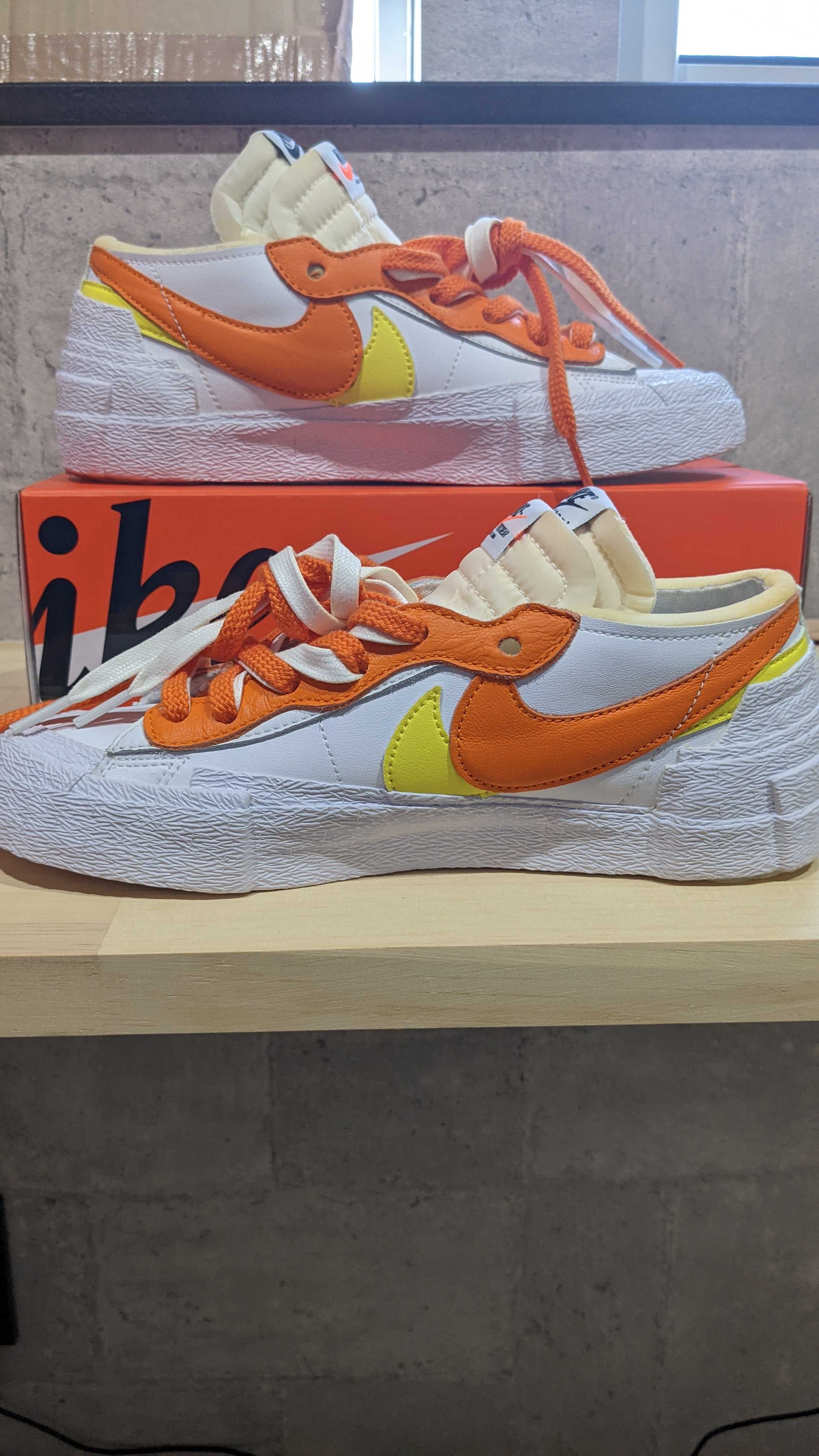 SACAI × NIKE BLAZER LOW "MAGMA ORANGE"