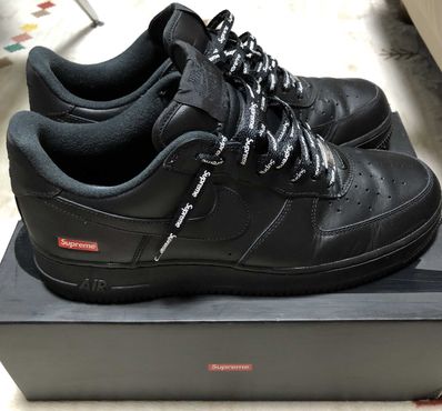 Supreme × Nike Air Force 1 Low "Black"