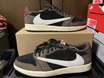 Travis Scott × Nike Air Jordan 1 Low OG SP-T "Black/Dark Mocha"