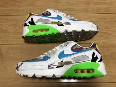 RUOHAN WANG × NIKE AIR MAX 90 FLYLEATHER "WHITE/MULTI COLOR"