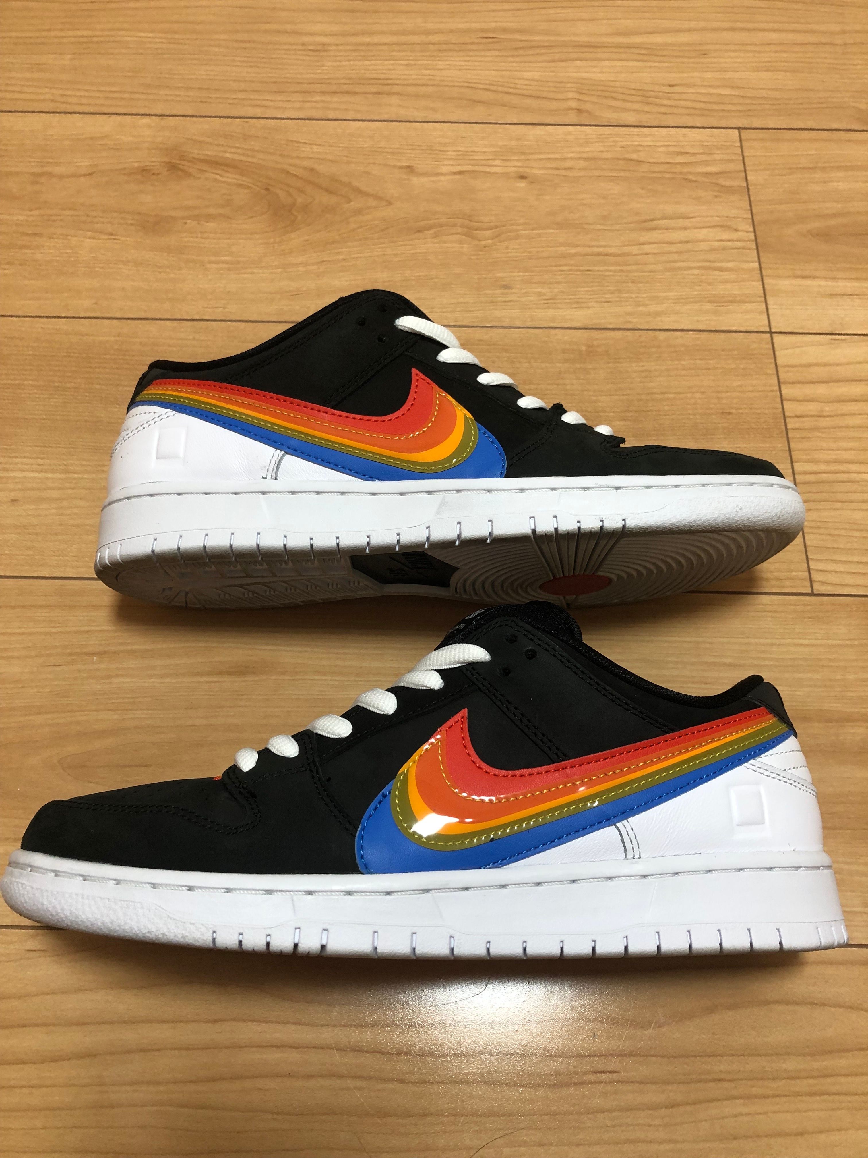 Polaroid × Nike SB Dunk Low Pro QS "Black/White"