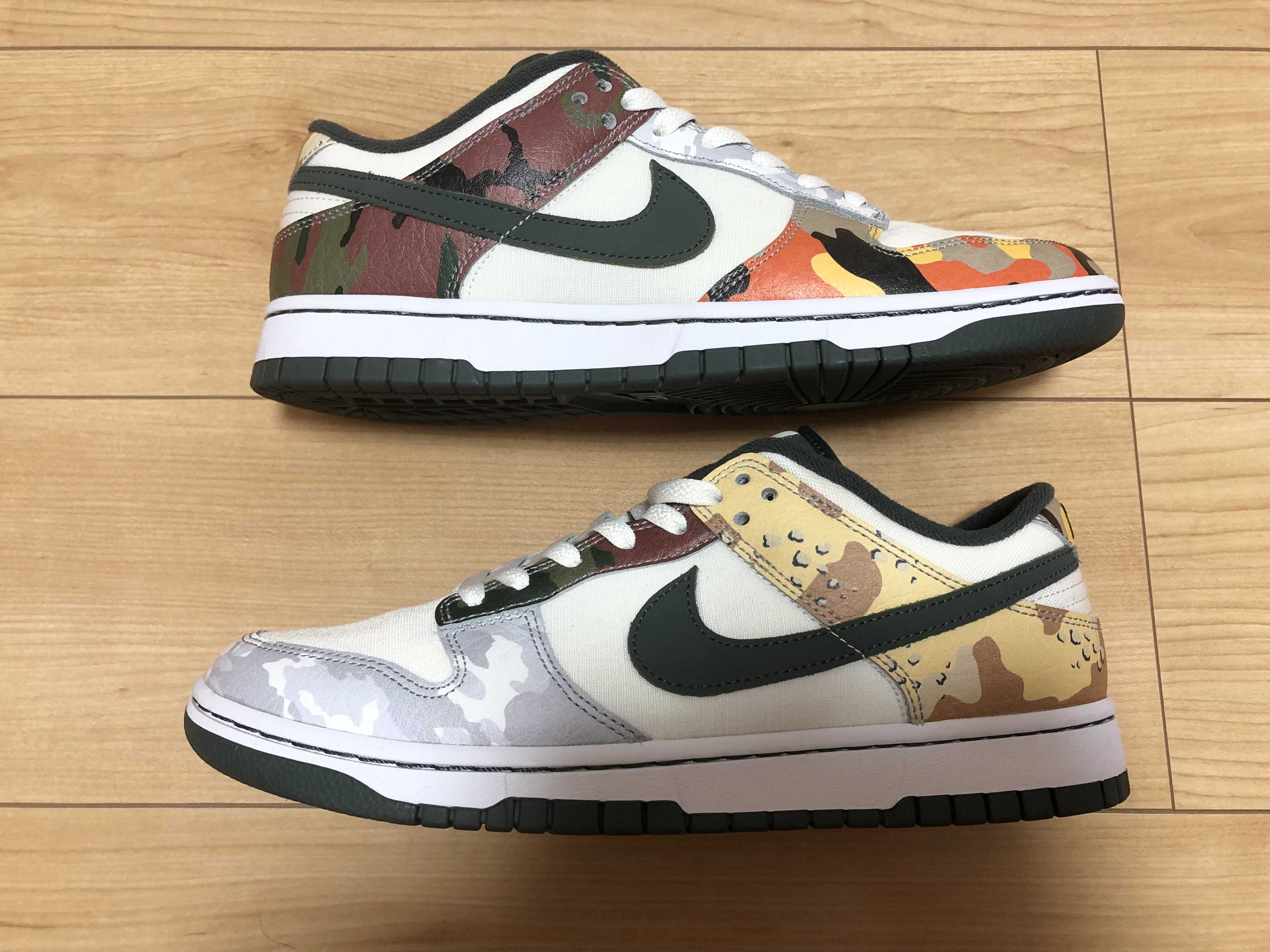 Nike Dunk Low "Sail Multi Camo"