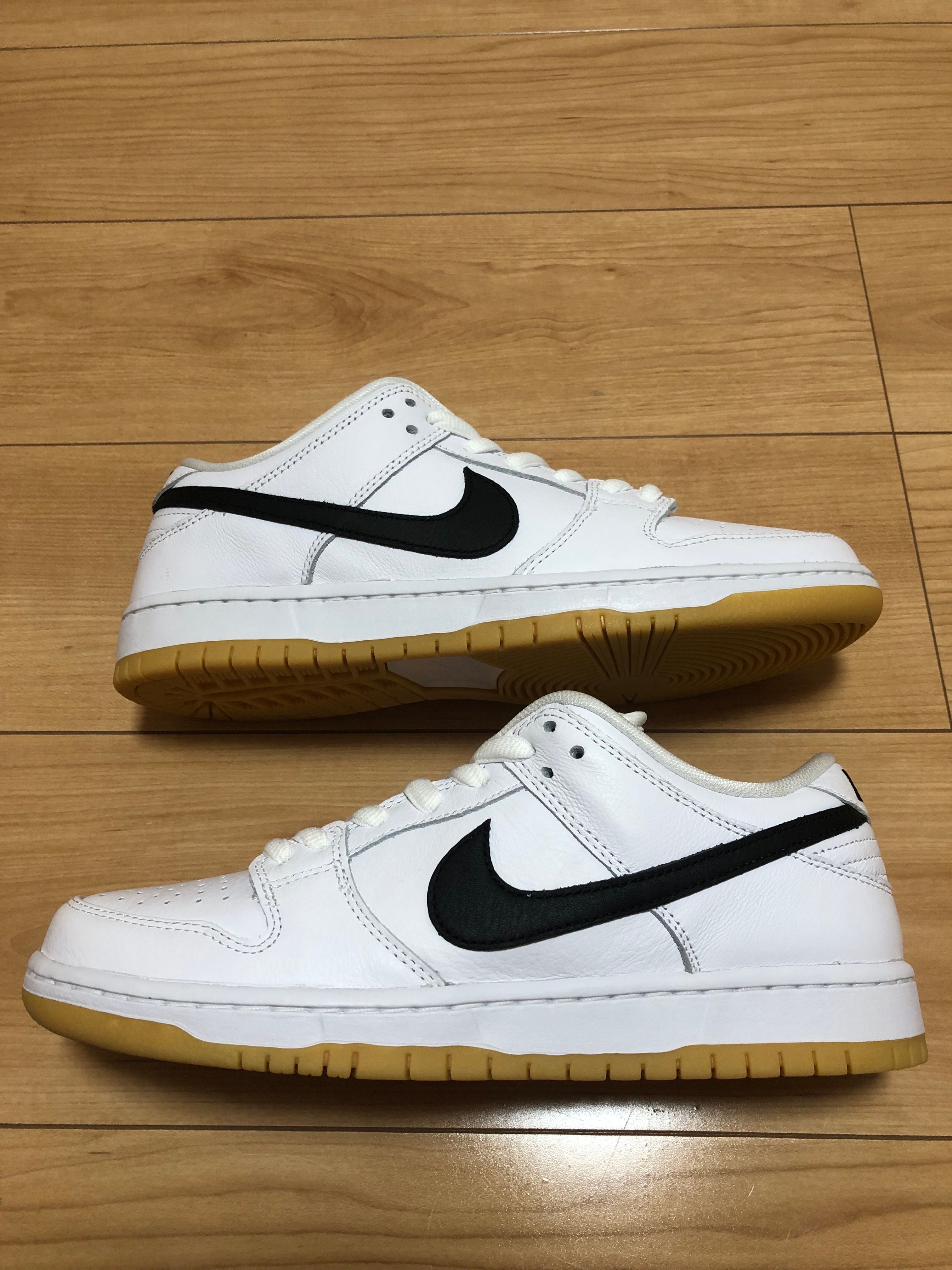 Nike SB Dunk Low Pro "White/Black-White-Gum Light Brown"