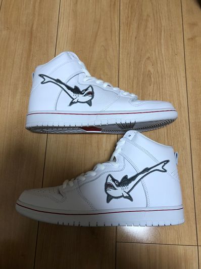 Oski x Nike SB Dunk High "Great White Shark"