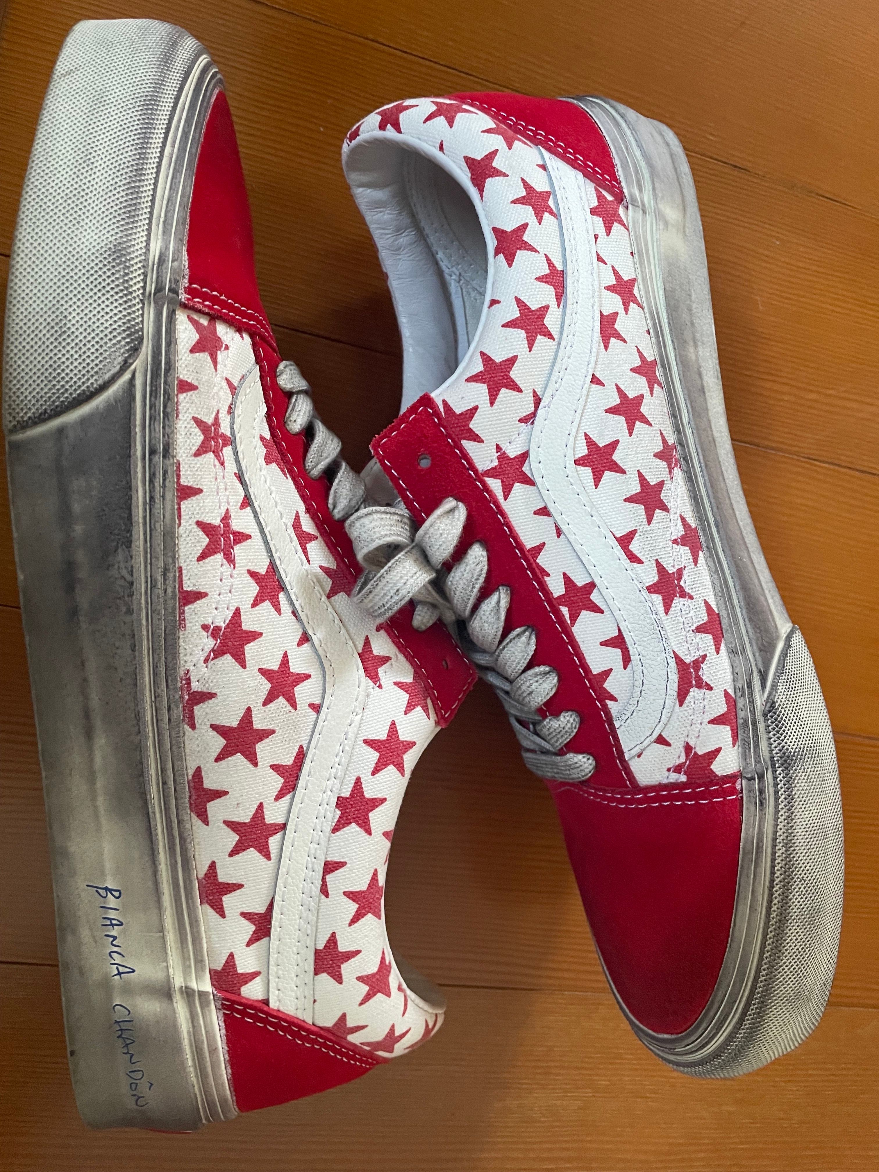 Bianca Chandon × Vault by Vans Old Skool VLT LX "Red/White"