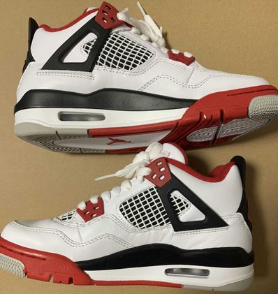 Nike GS Air Jordan 4 OG "Fire Red"