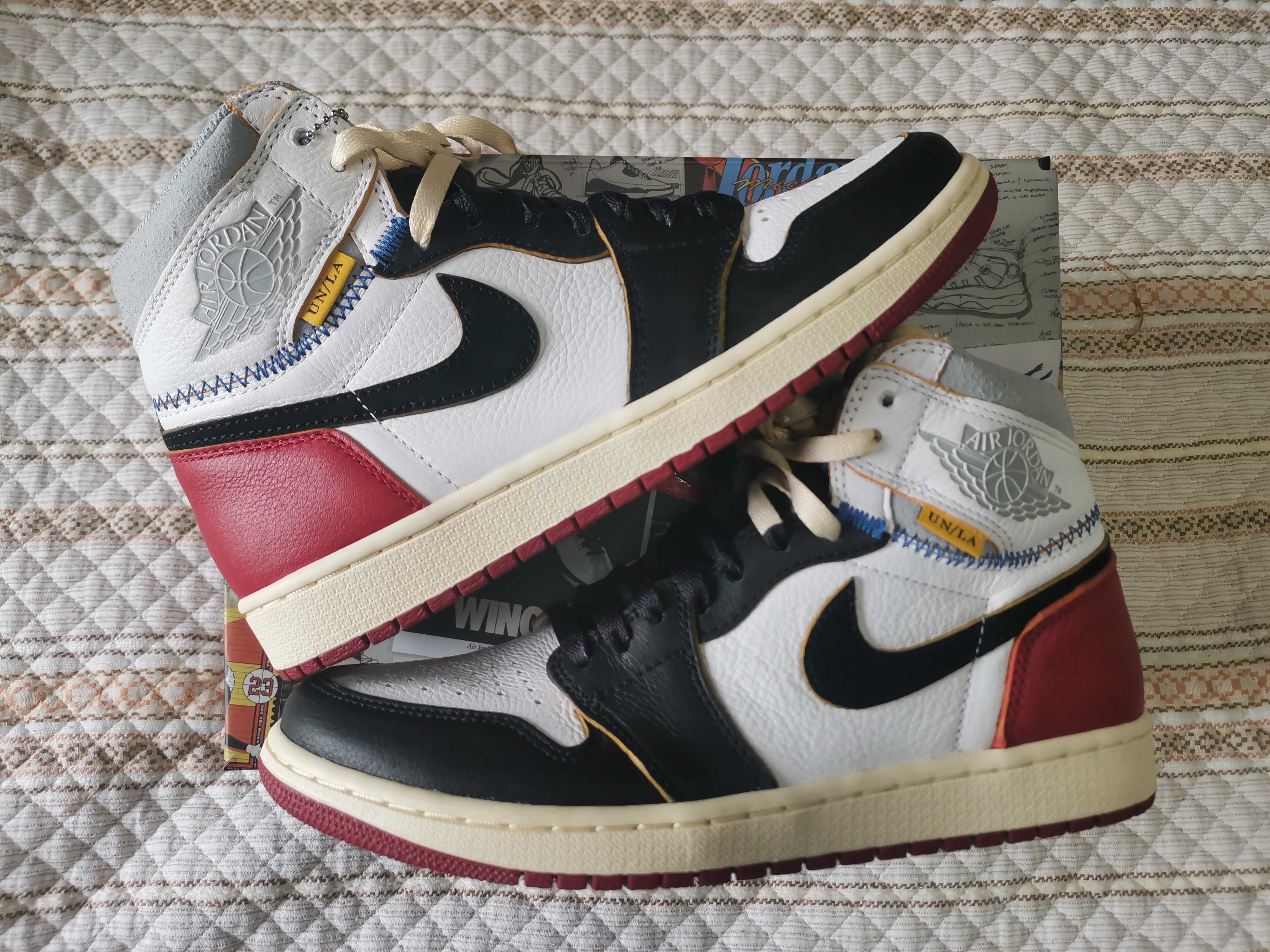 UNION × Nike Air Jordan 1 Retro High OG NRG "Varsity Red/Wolf Grey"