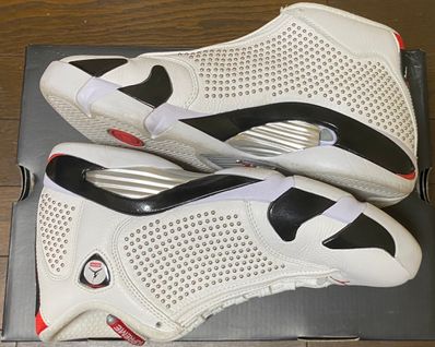 Supreme × Nike Air Jordan 14 Retro "White/University Red"