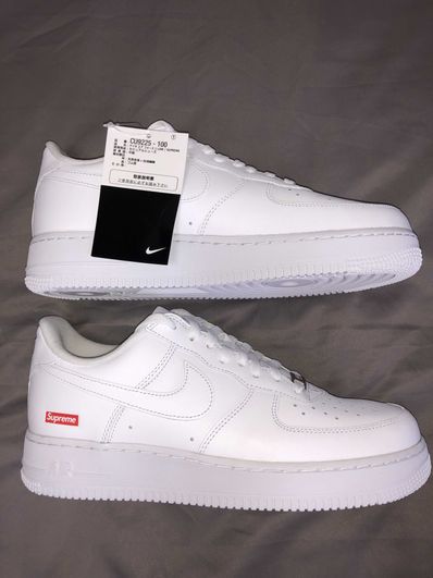 Supreme × Nike Air Force 1 Low "White"
