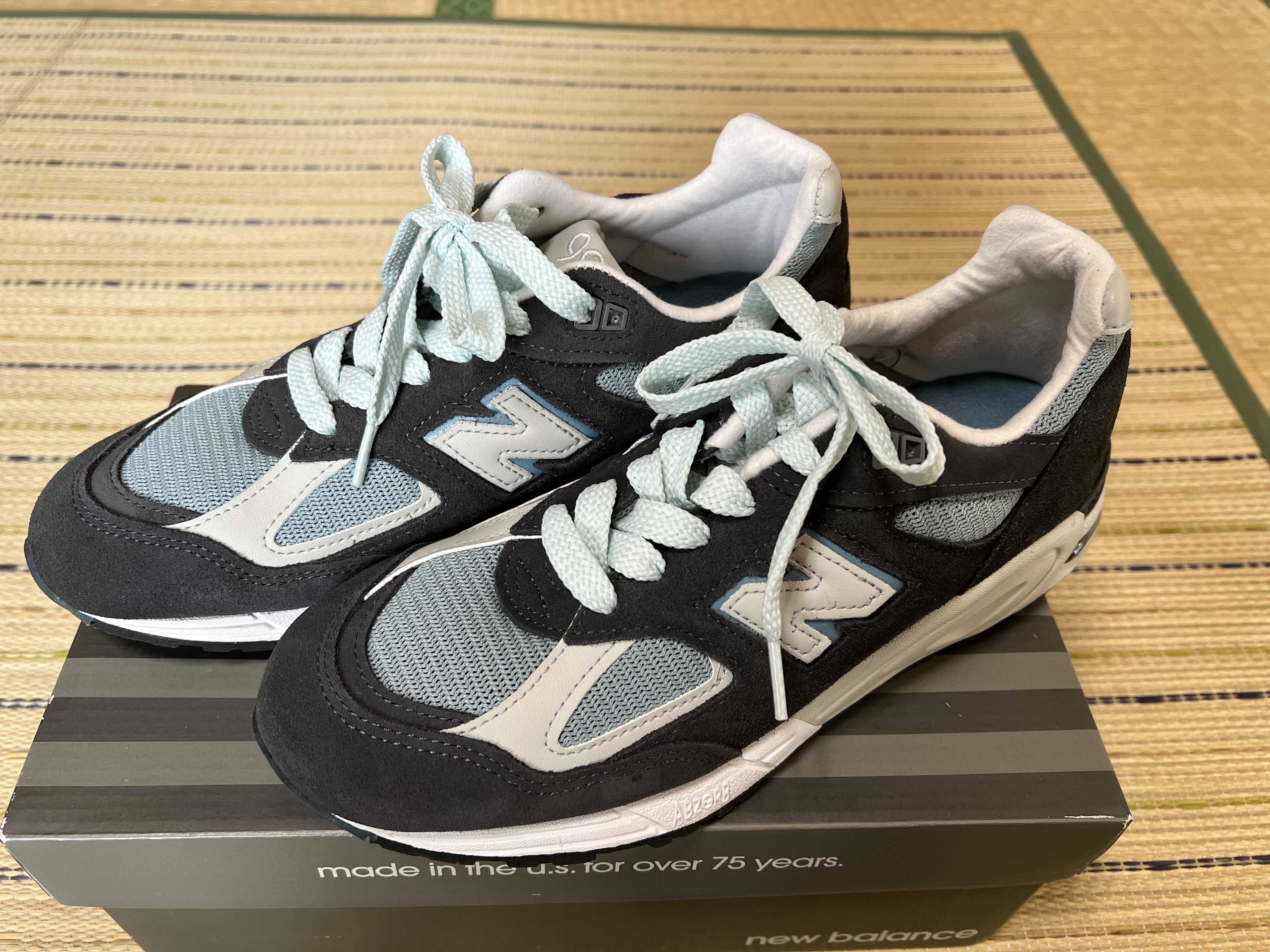 KITH Ronnie Fieg × New Balance 990V2 "Steel Blue"