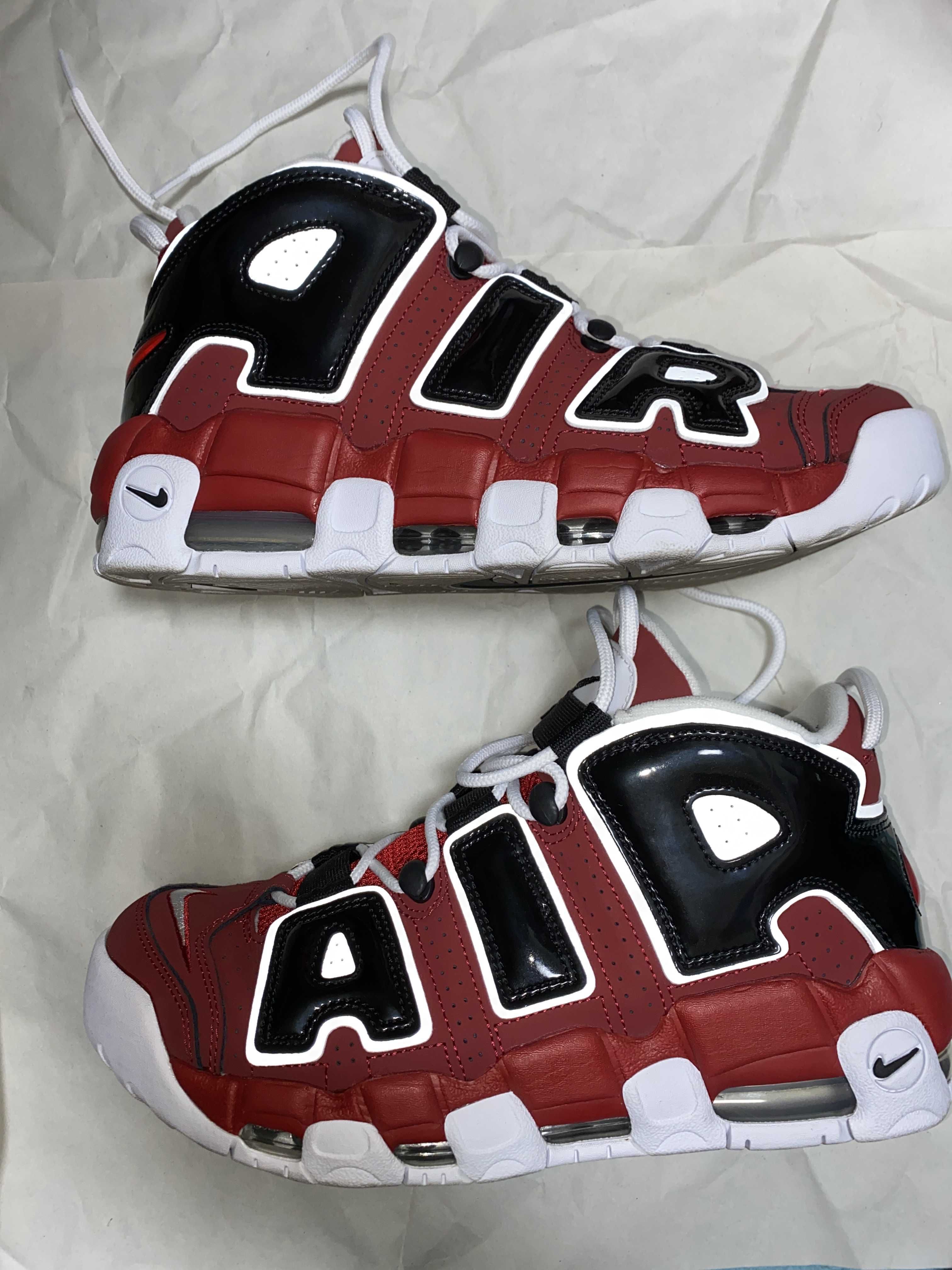 Nike Air More Uptempo ’96 "Black and Varsity Red" (2021) 