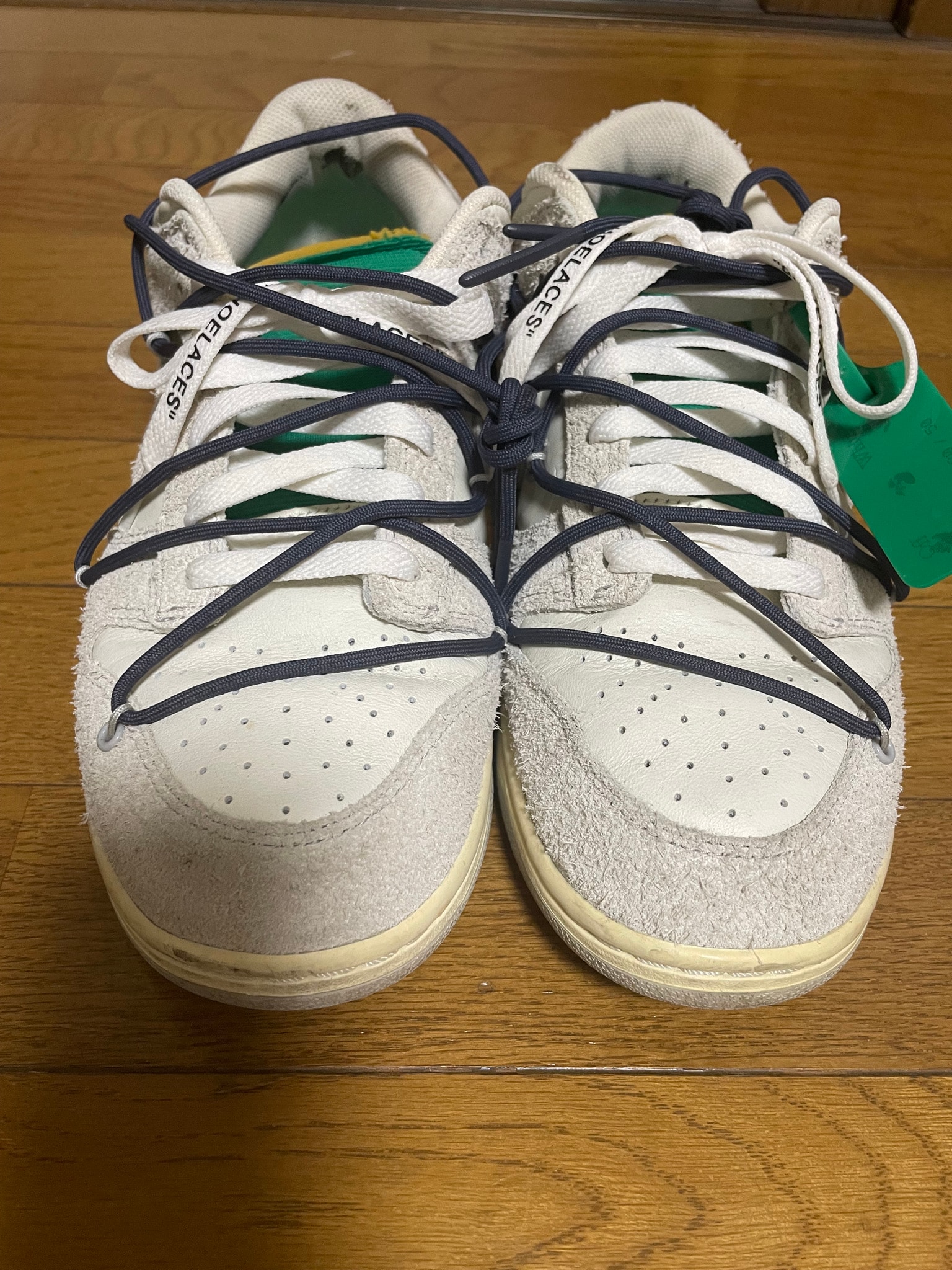 Off-White × Nike Dunk Low "Sail/Neutral Grey/Gridiron"