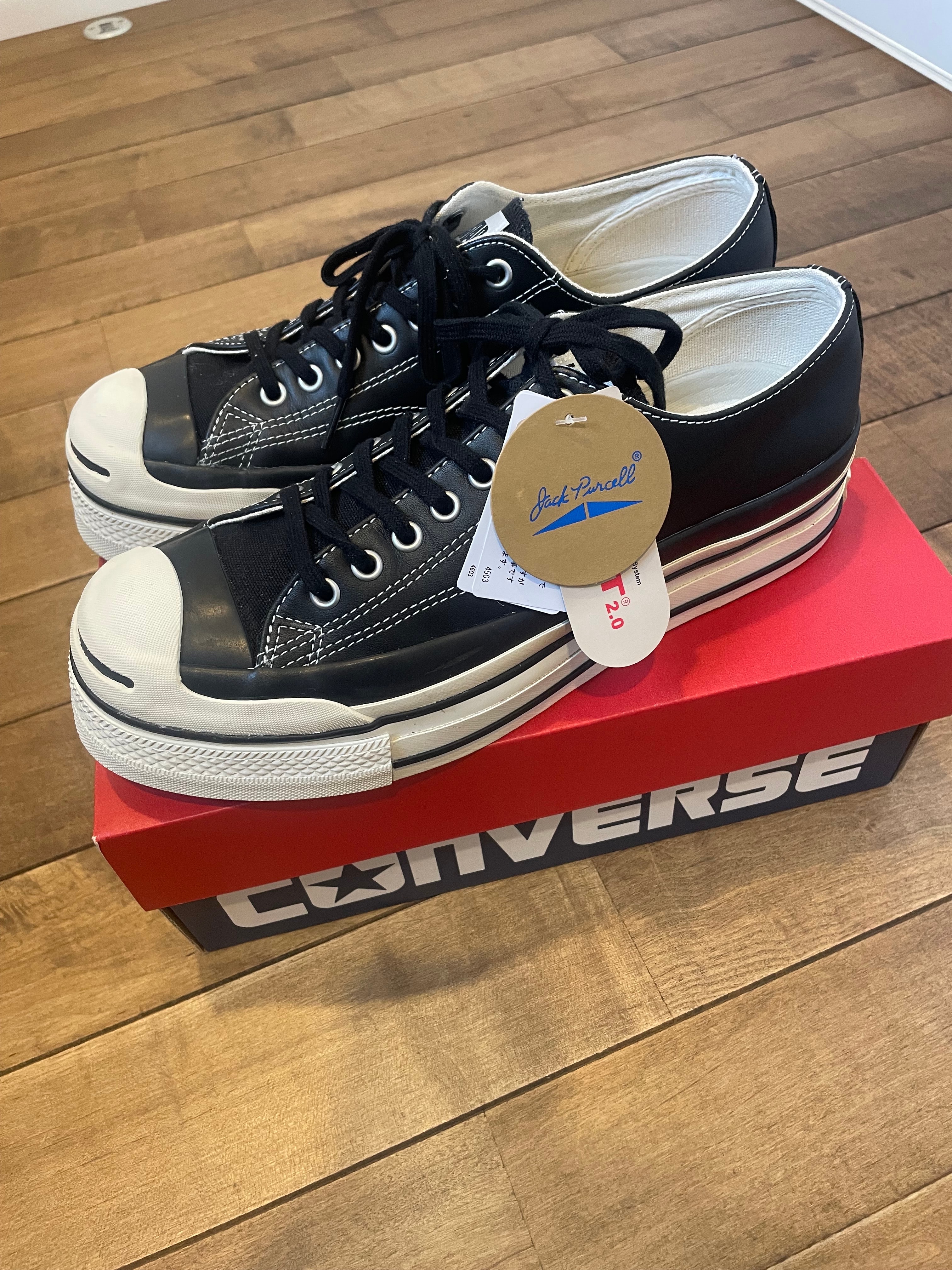 ダブレット × コンバース ジャックパーセル オールスター "ブラック"