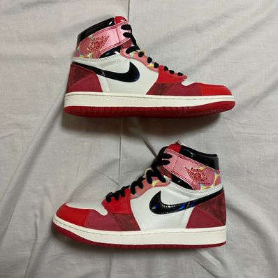 Spider-Man × Nike Air Jordan 1 Retro High OG SP "Spider-Man: Across the Spider-Verse/University Red"