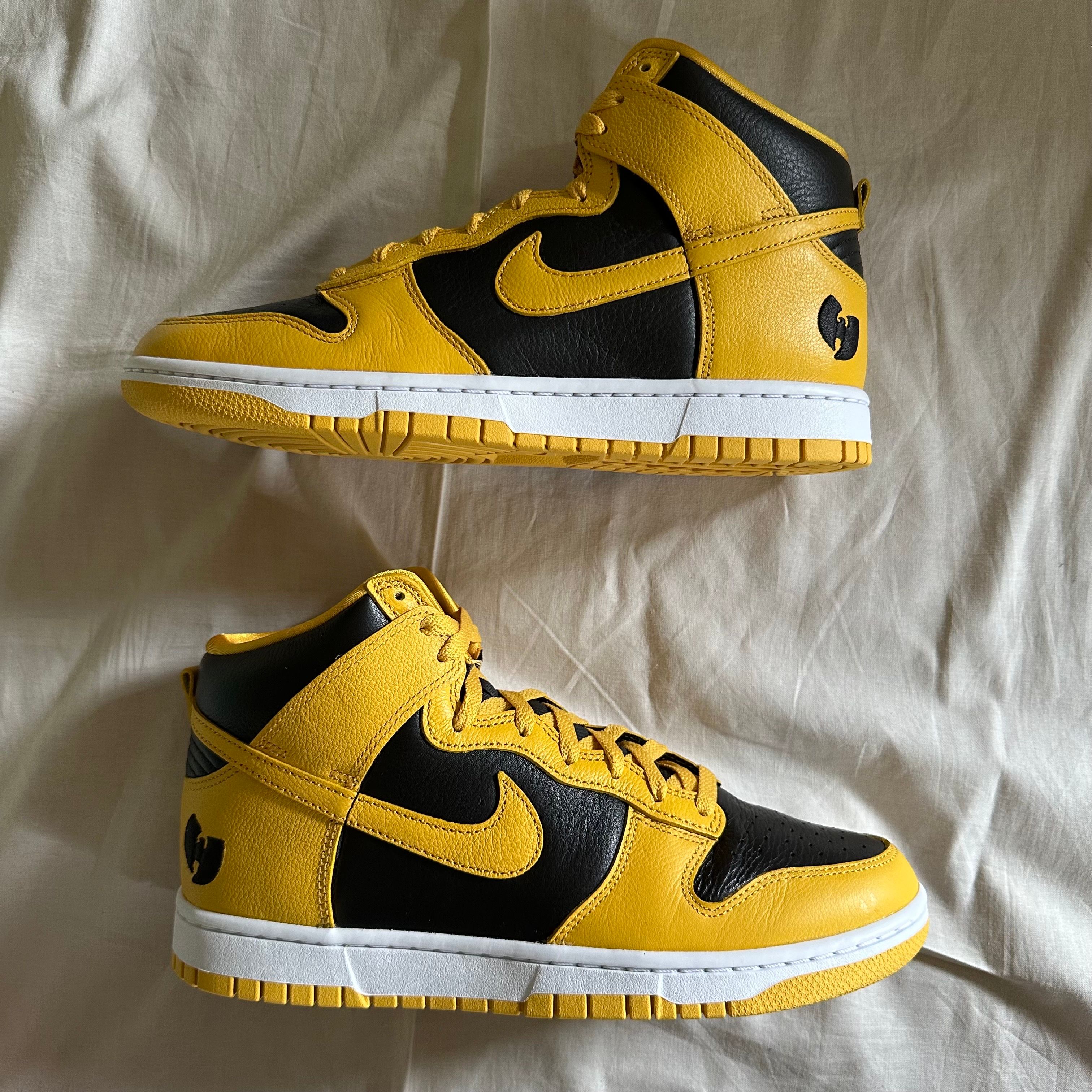 Wu-Tang Clan × Nike Dunk High Retro PRM "Black and Pollen"
