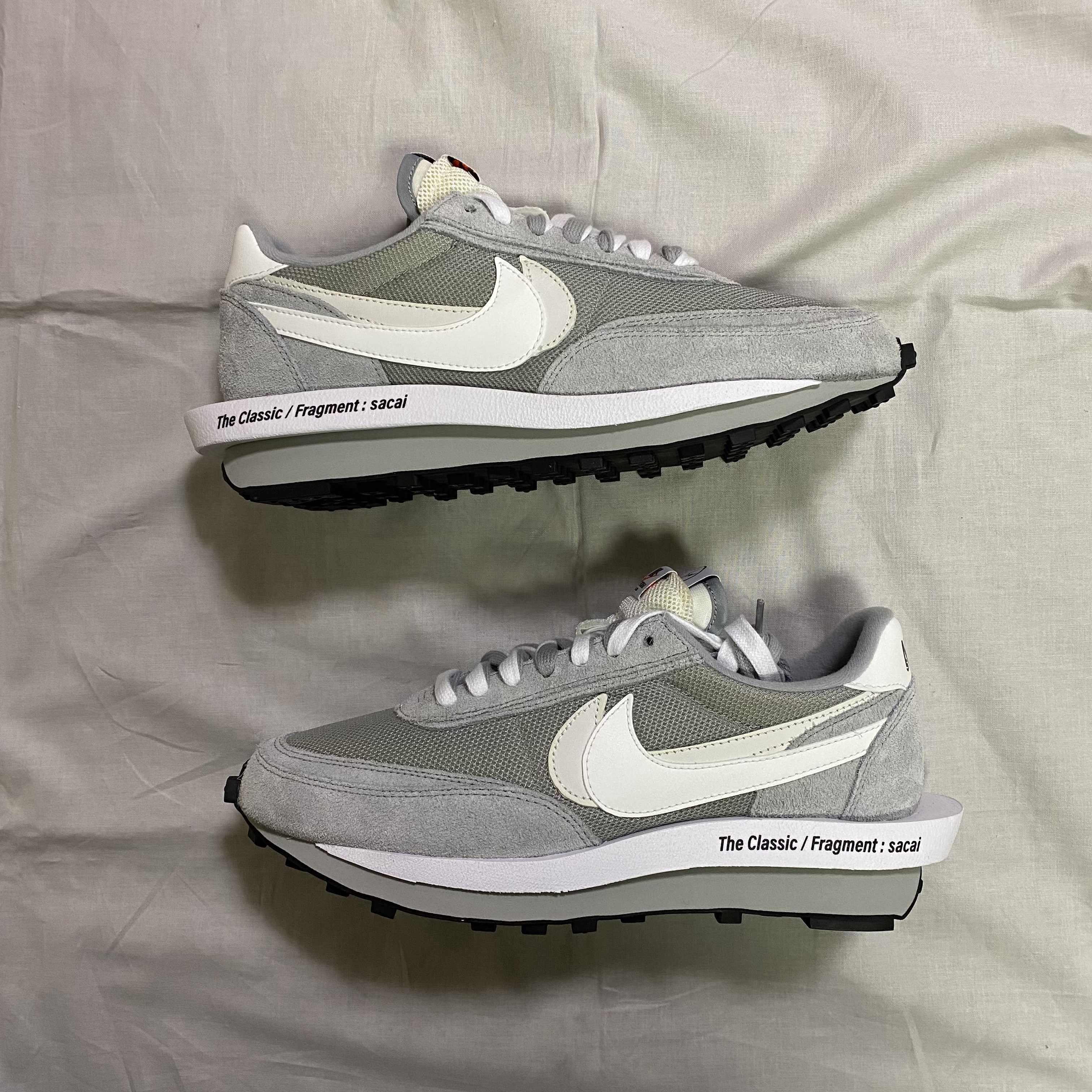 Fragment × sacai × Nike LD Waffle "Light Smoke Grey"
