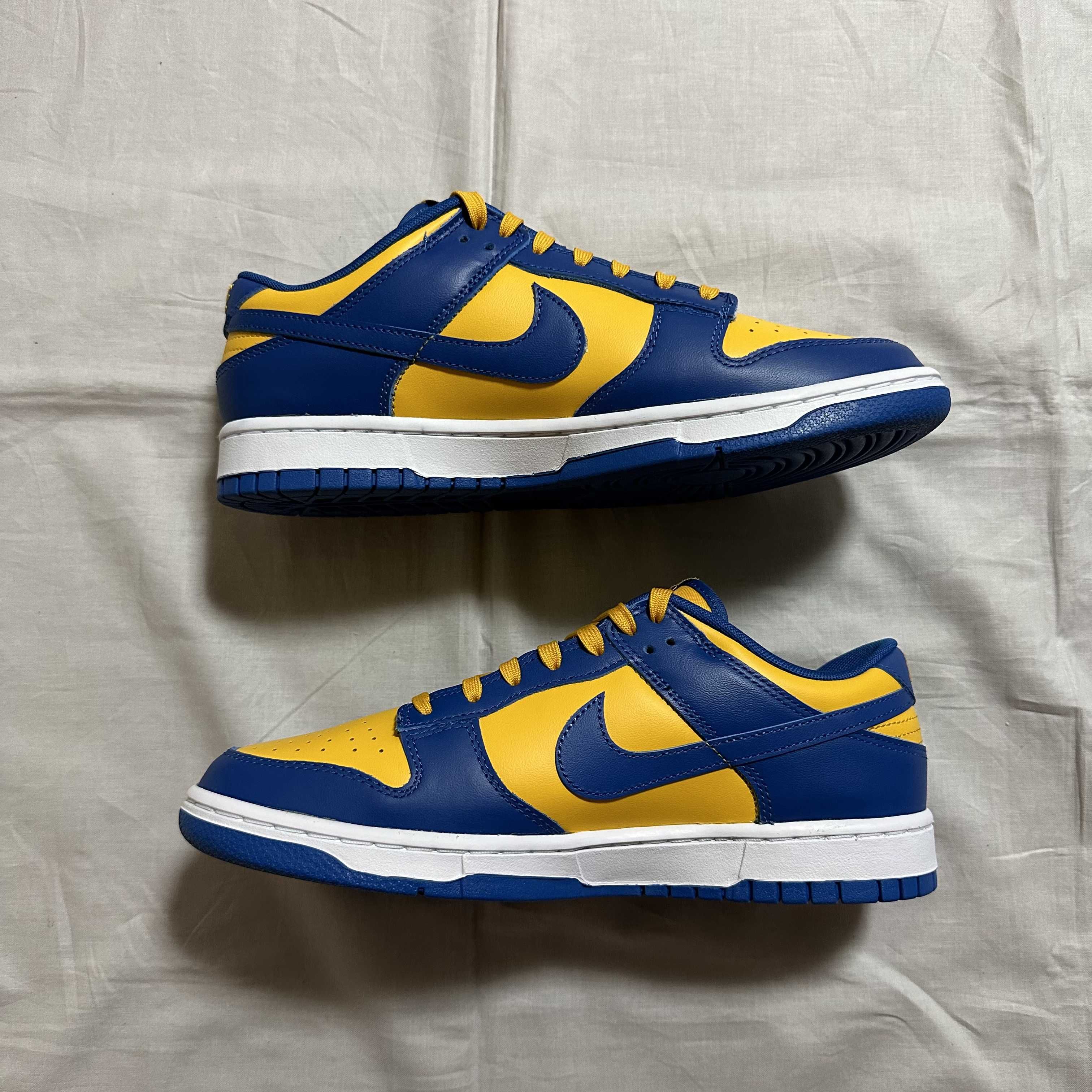 Nike Dunk Low "Blue Jay and University Gold"