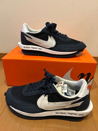 Fragment × sacai × Nike LD Waffle "Blackended Blue"