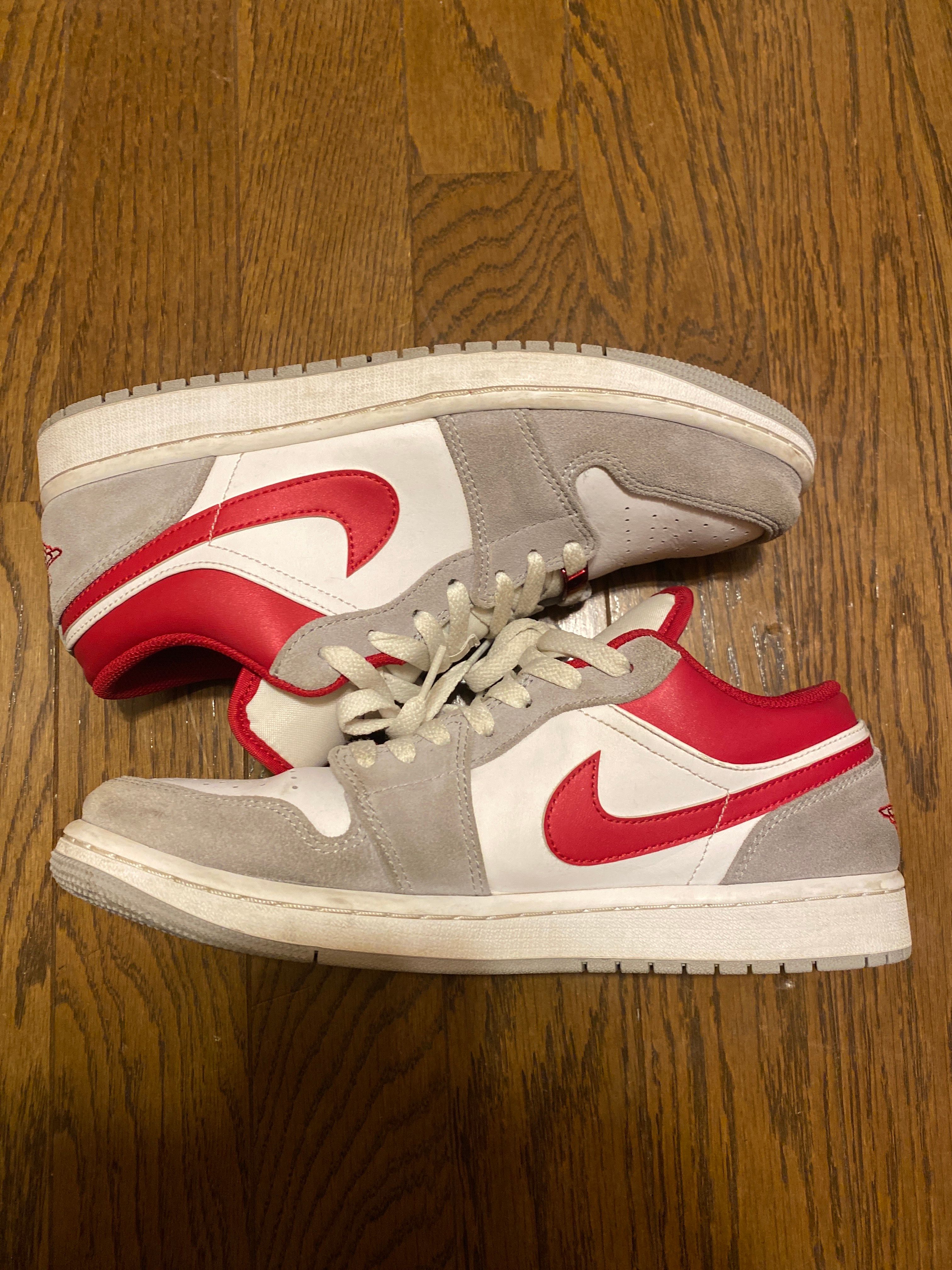 Nike Air Jordan 1 Low SE "White/Grey/Red"