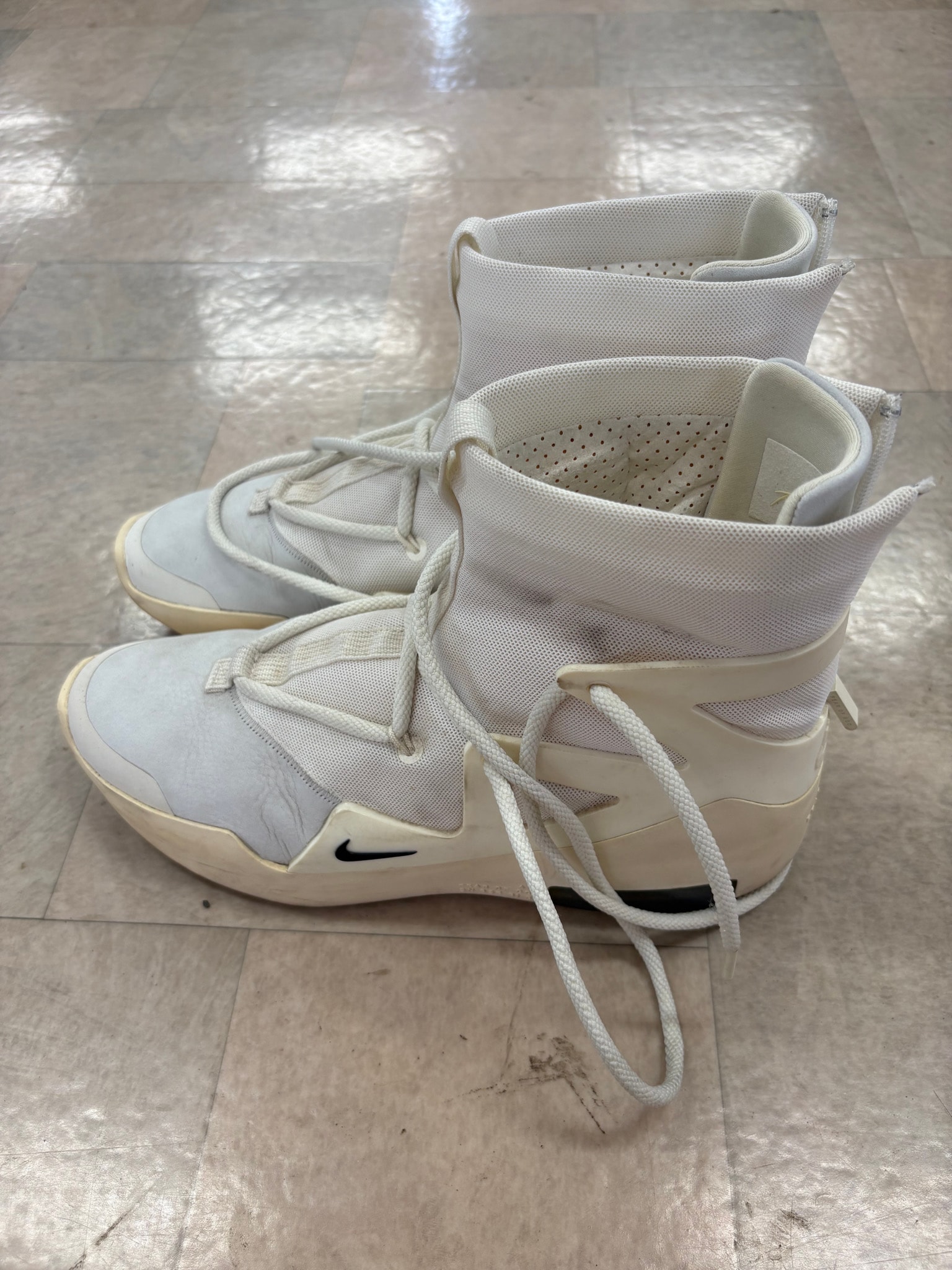Fear Of God × Nike Air Fear Of God 1 "Sail Black"