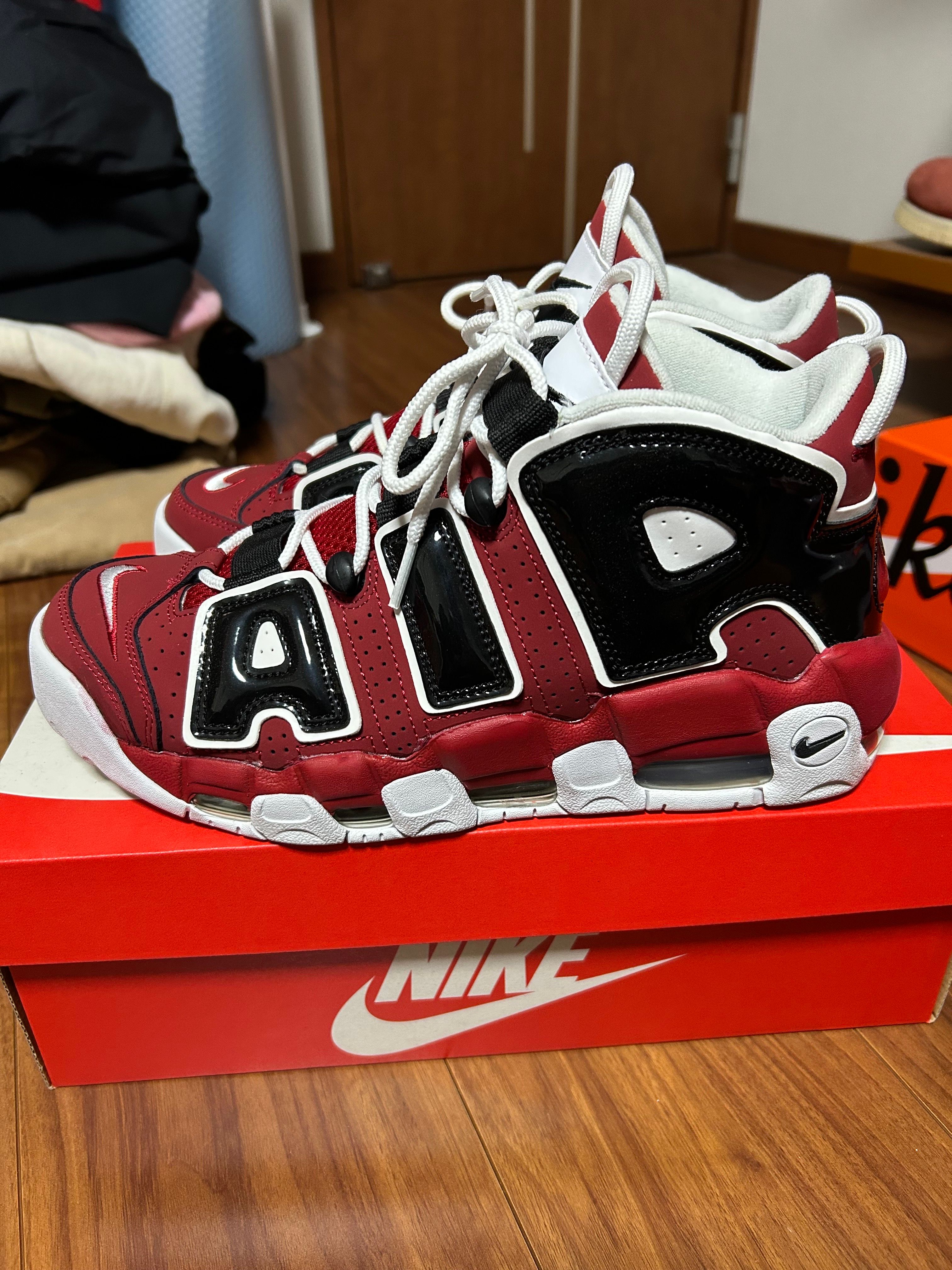 Nike Air More Uptempo ’96 "Black and Varsity Red" (2021)