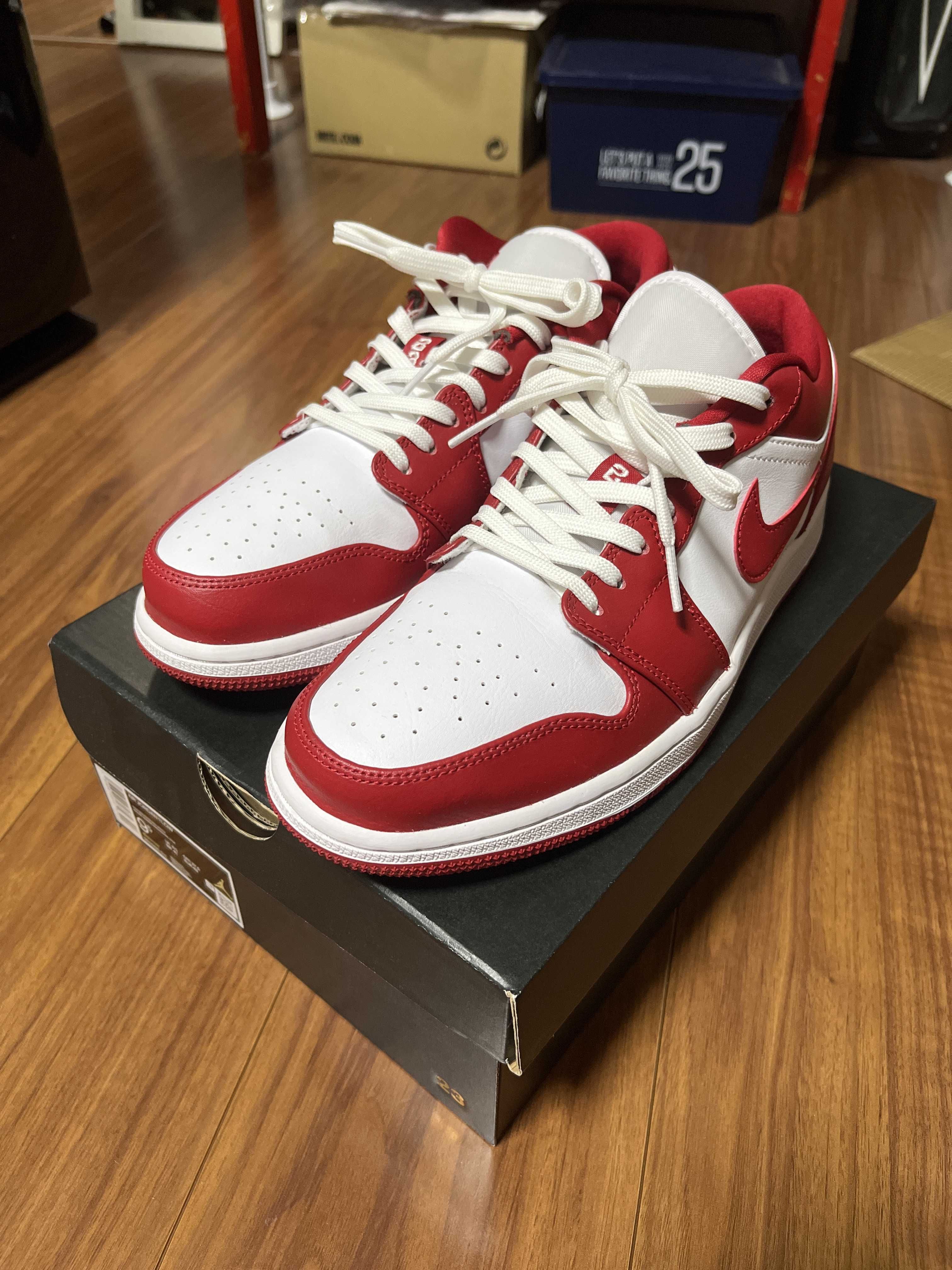 Nike Air Jordan 1 Low "Gym Red/White"