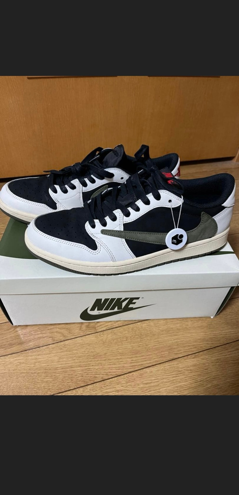 Travis Scott × Nike Women's Air Jordan 1 Low OG "Medium Olive"