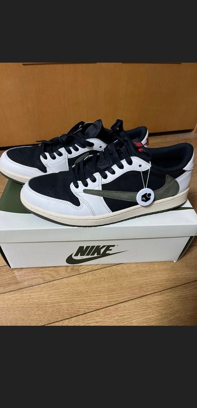 Travis Scott × Nike Women's Air Jordan 1 Low OG "Medium Olive"