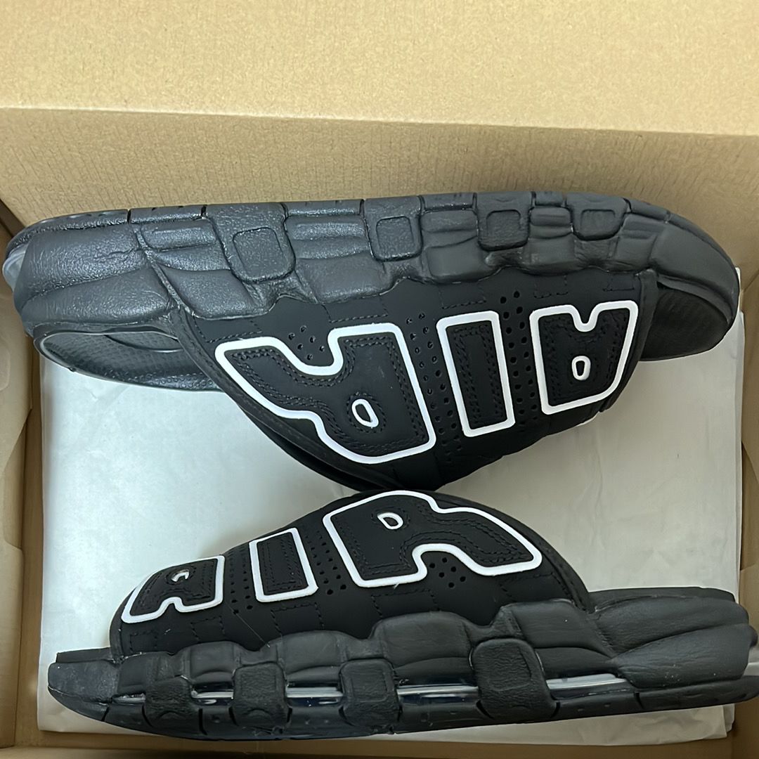 Nike Air More Uptempo Slide "Black" (DV2132-001/DV2137-001)