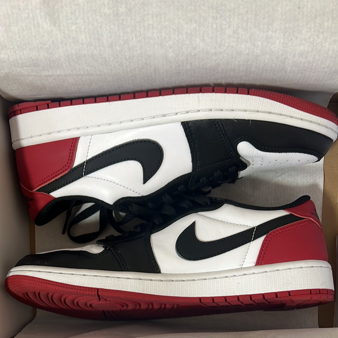 Nike Air Jordan 1 Retro Low OG "Black Toe"