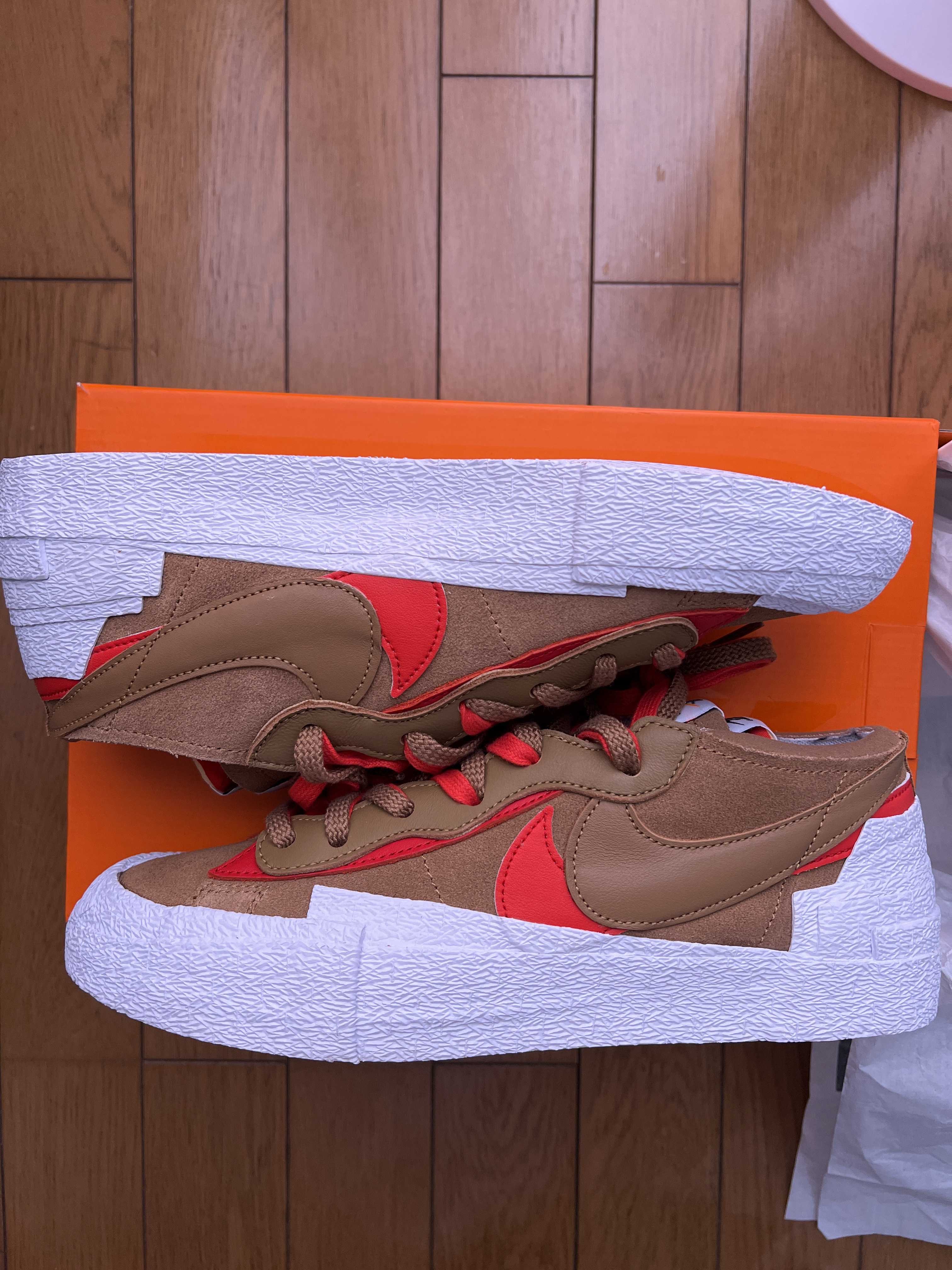 SACAI × NIKE BLAZER LOW "BRITISH TAN"