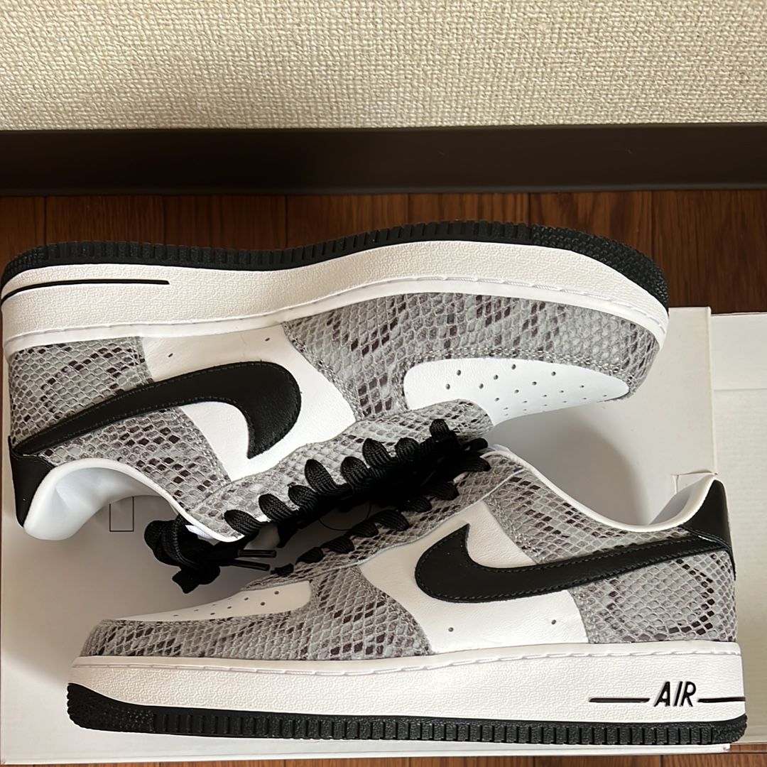 Nike By You Air Force 1 Low Unlockd "Black/Grey Snake"