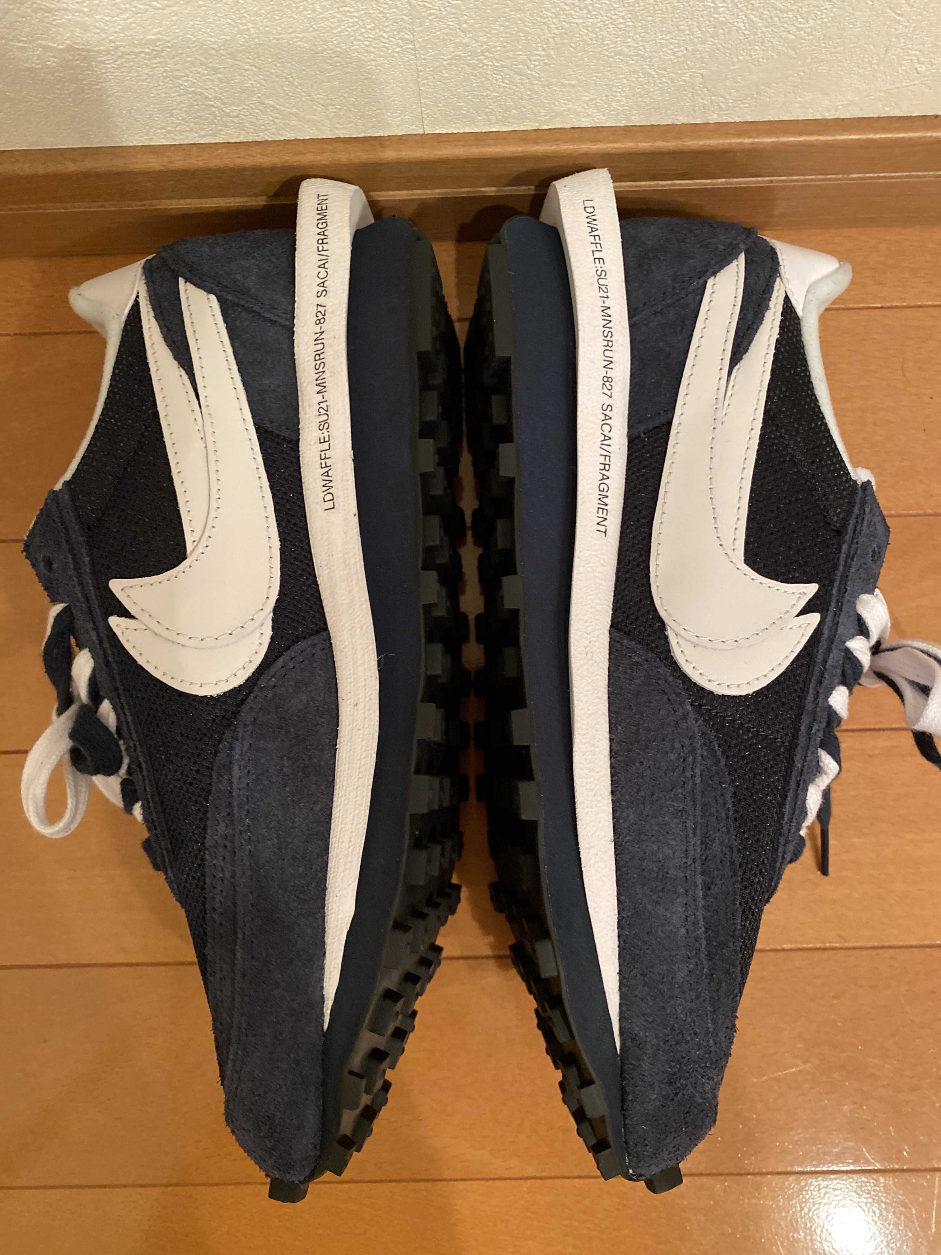 Fragment × sacai × Nike LD Waffle "Blackended Blue"